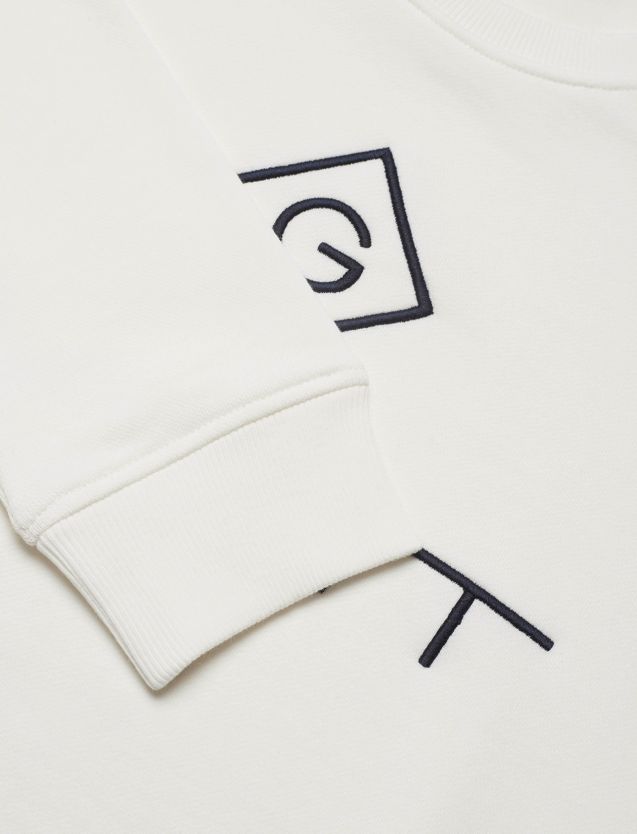 GANT - LOCK UP C-NECK SWEAT - eggshell - 2