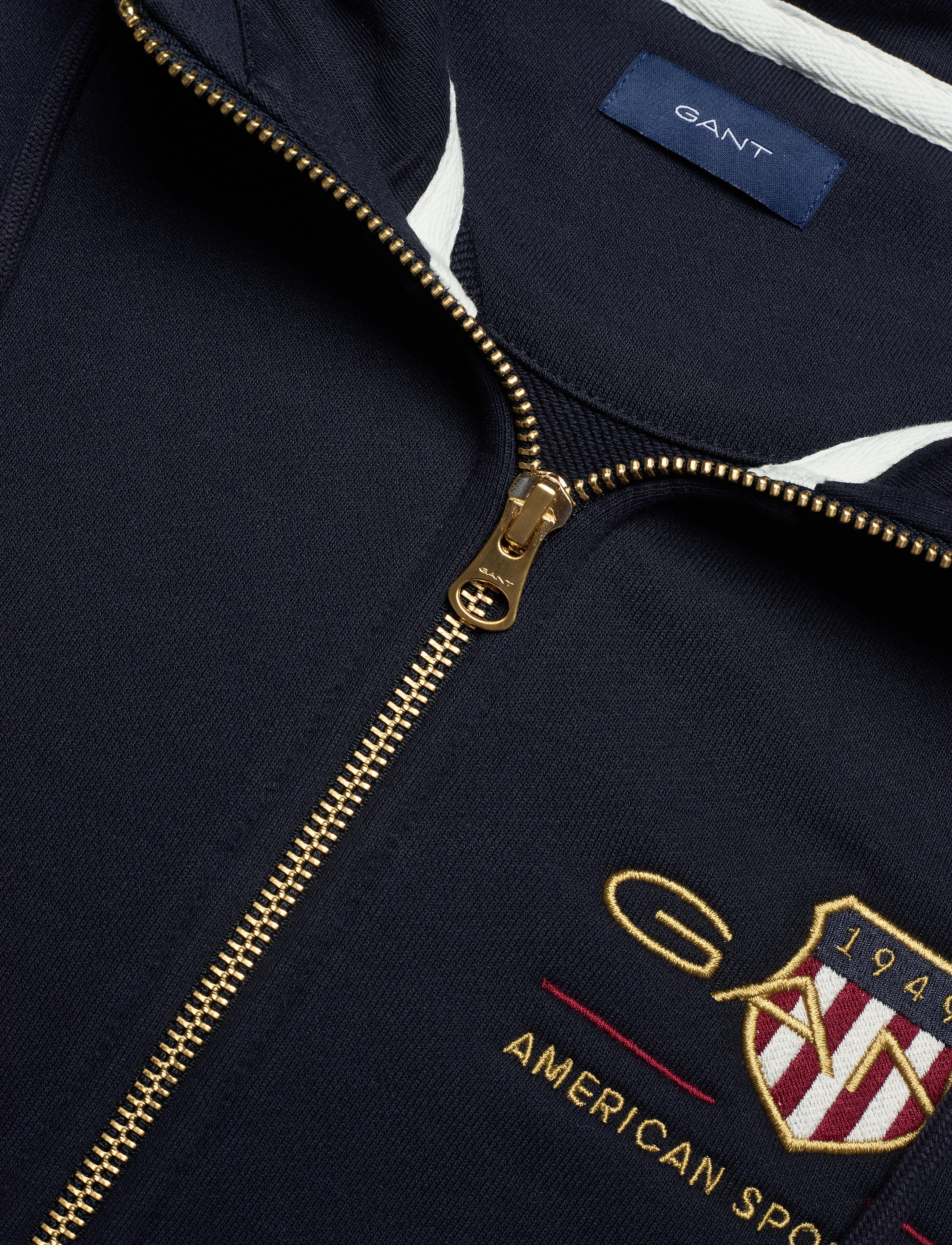 GANT - ARCHIVE SHIELD FULL ZIP HOODIE - evening blue - 2
