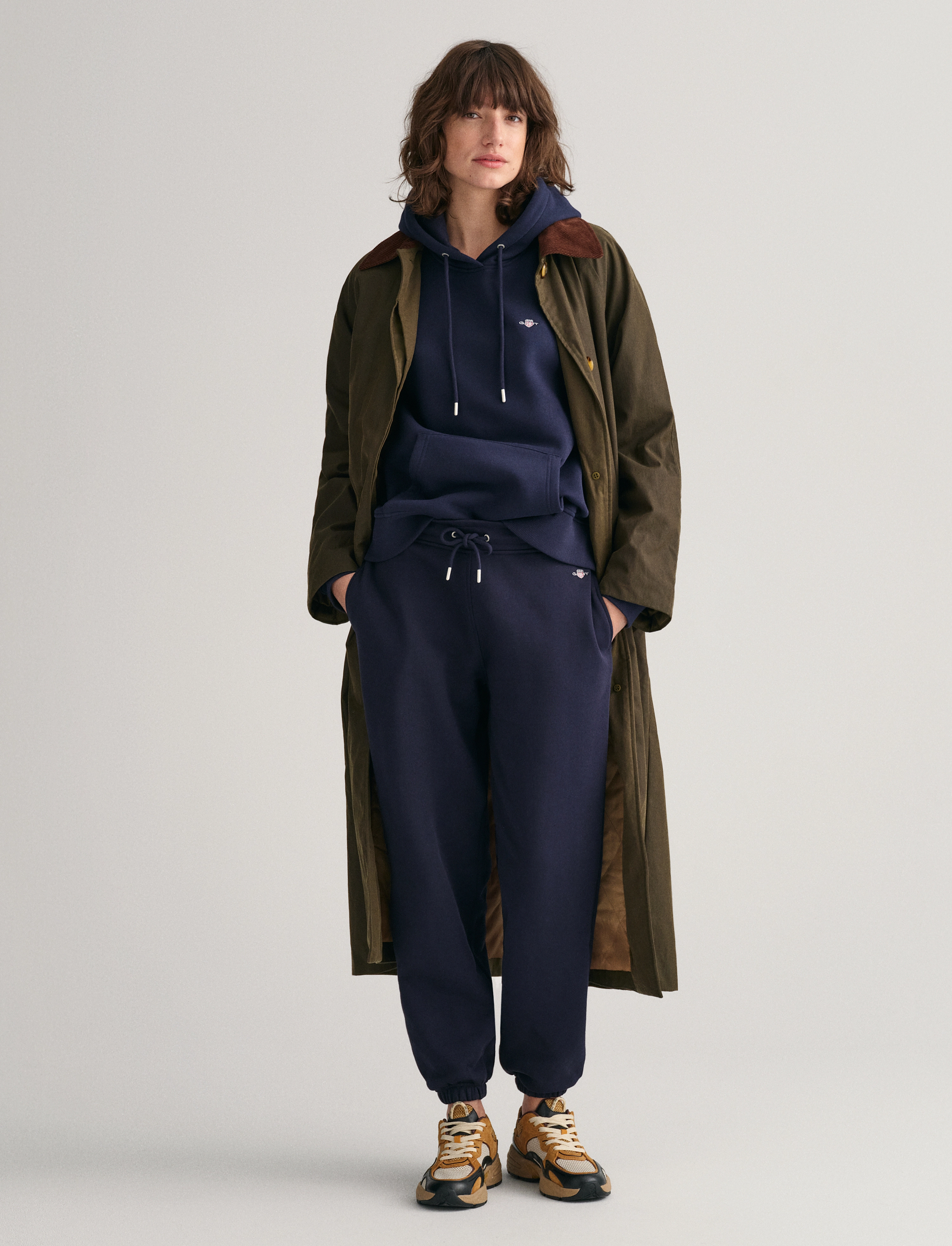 GANT - SHIELD SWEATPANTS - evening blue - 5