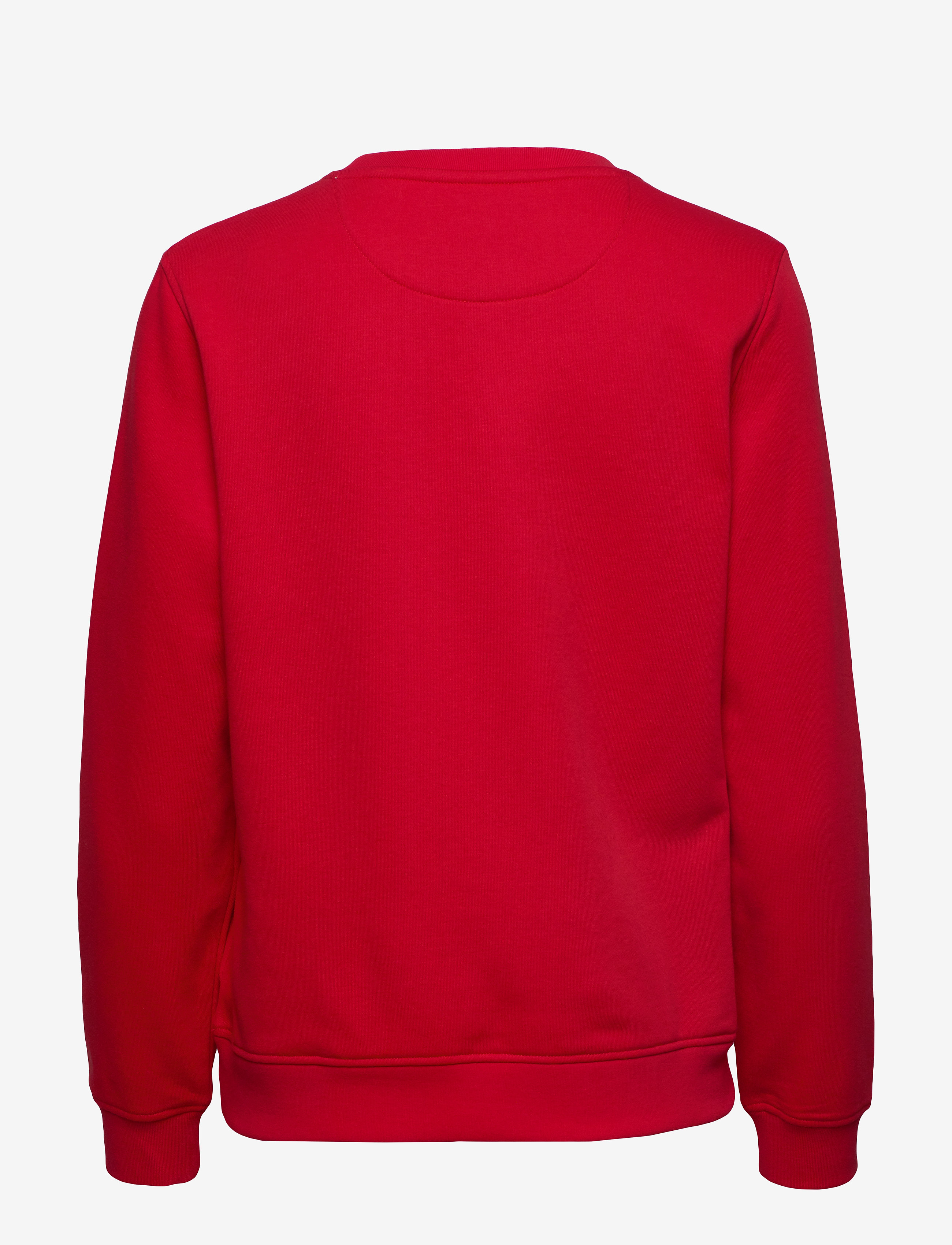 GANT - ARCH LOGO C-NECK SWEAT - bright red - 1