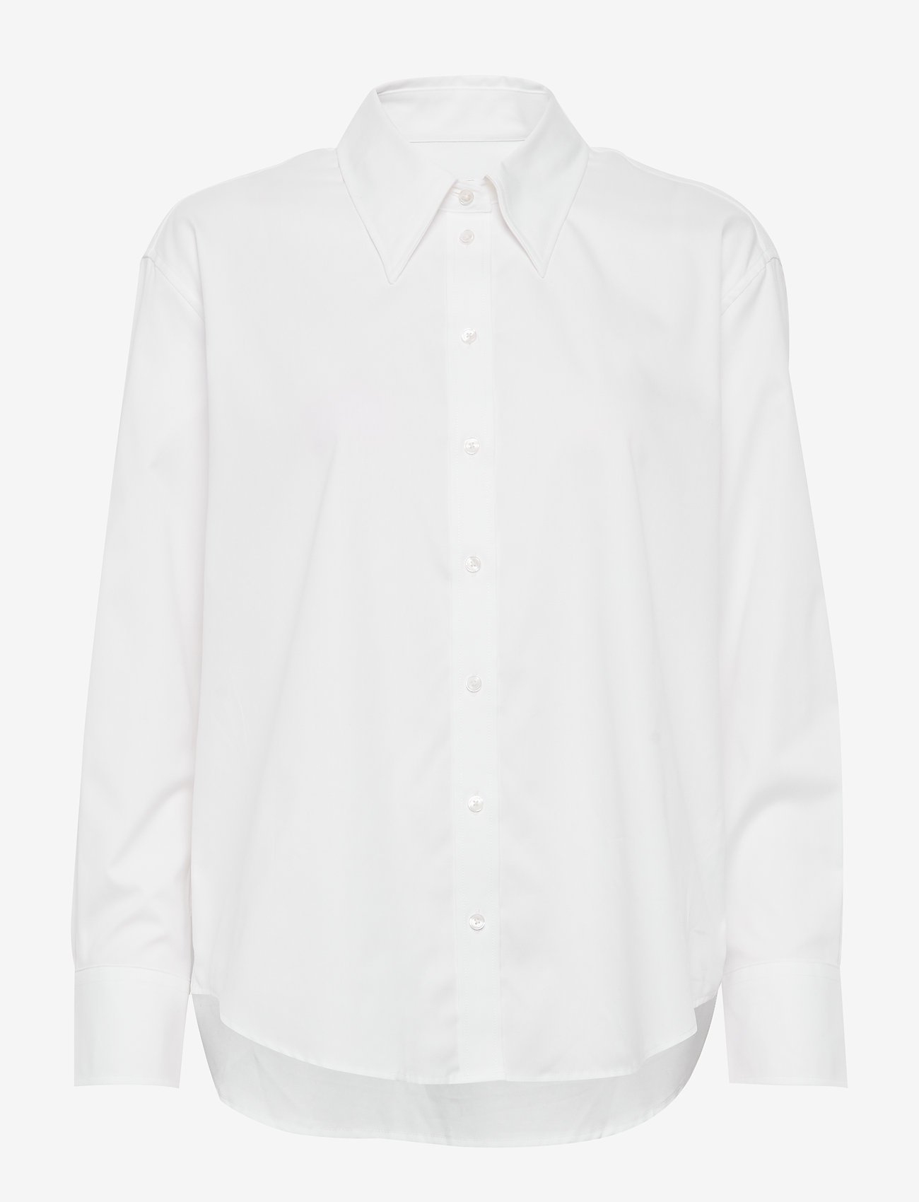 GANT - D2. OVERSIZED COLLAR RELAXED SHIRT - white - 0