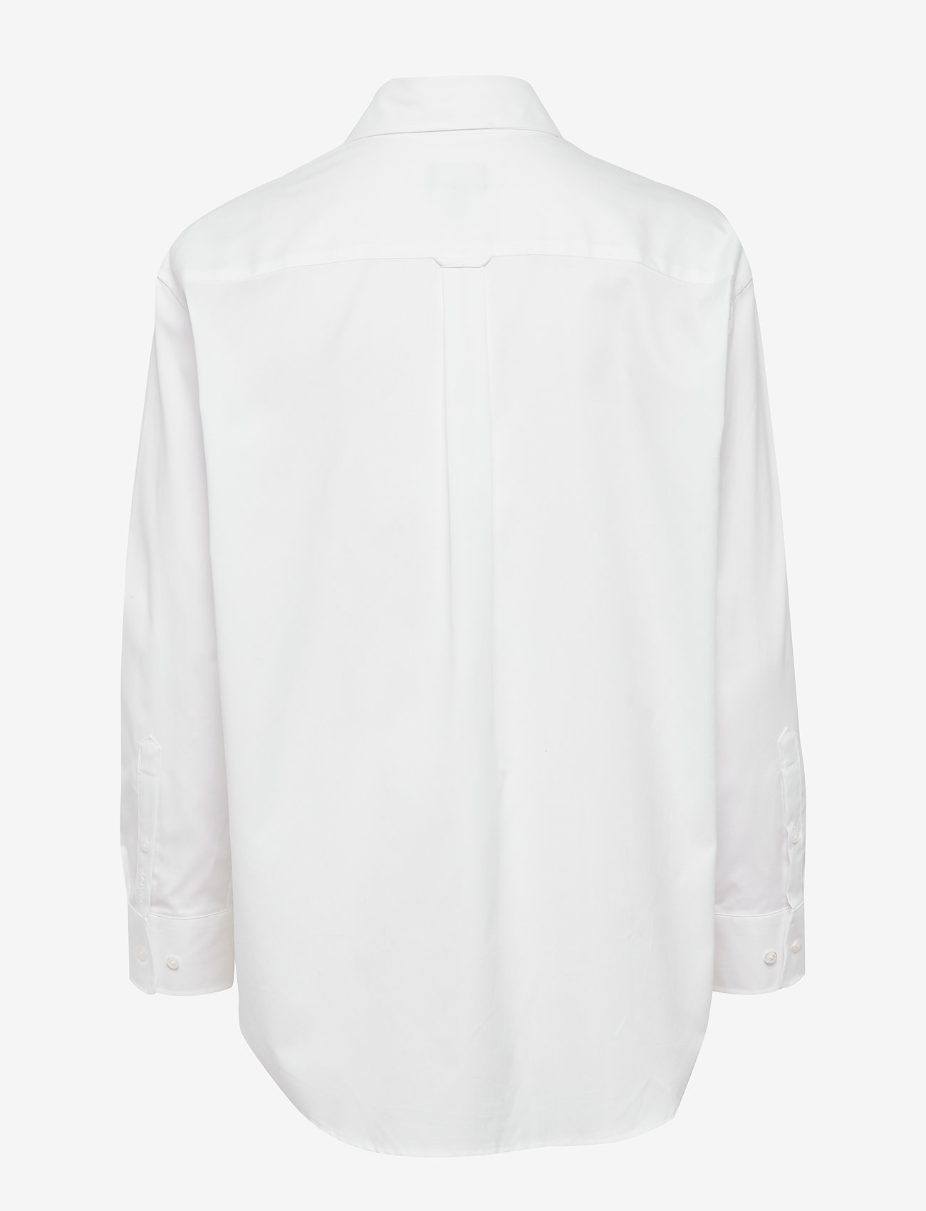 GANT - D2. OVERSIZED COLLAR RELAXED SHIRT - white - 1