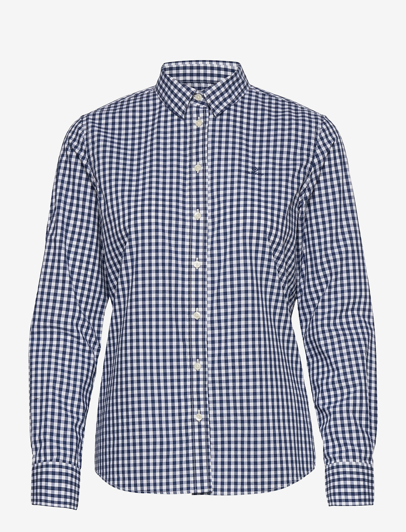 GANT - BROADCLOTH GINGHAM SHIRT - persian blue - 0