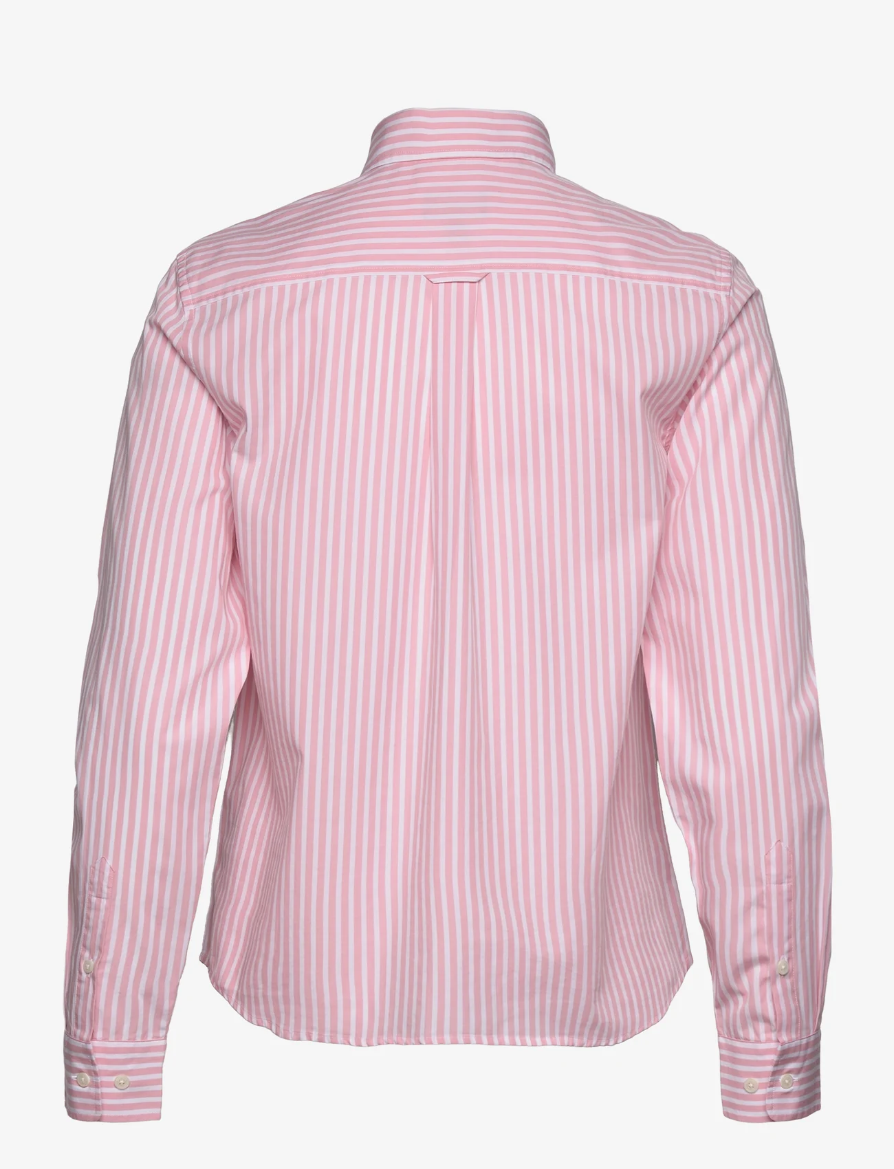 GANT - REG BROADCLOTH STRIPED SHIRT - long-sleeved shirts - blushing pink - 1