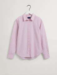 GANT - REG BROADCLOTH STRIPED SHIRT - long-sleeved shirts - blushing pink - 3