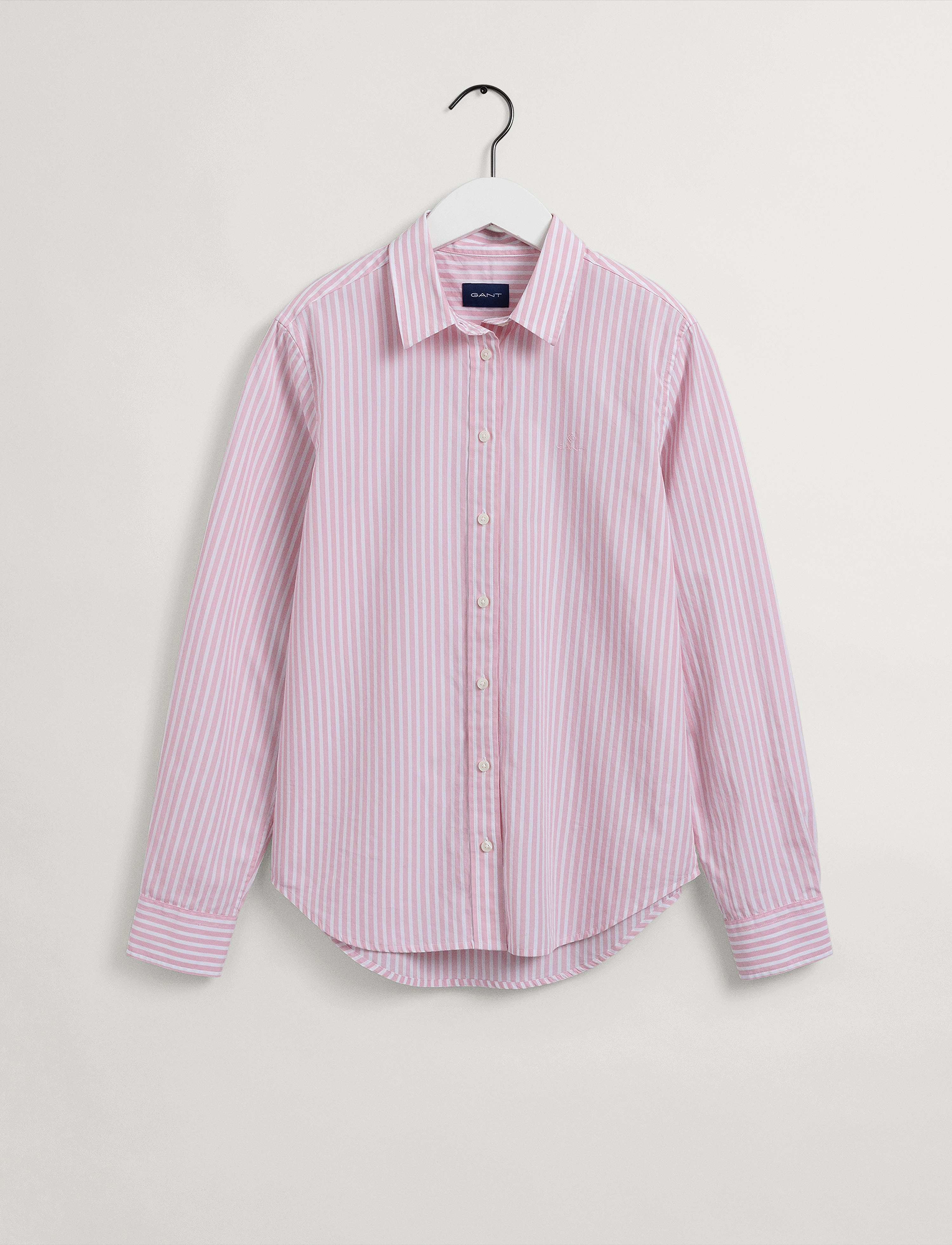 GANT - REG BROADCLOTH STRIPED SHIRT - blushing pink - 3