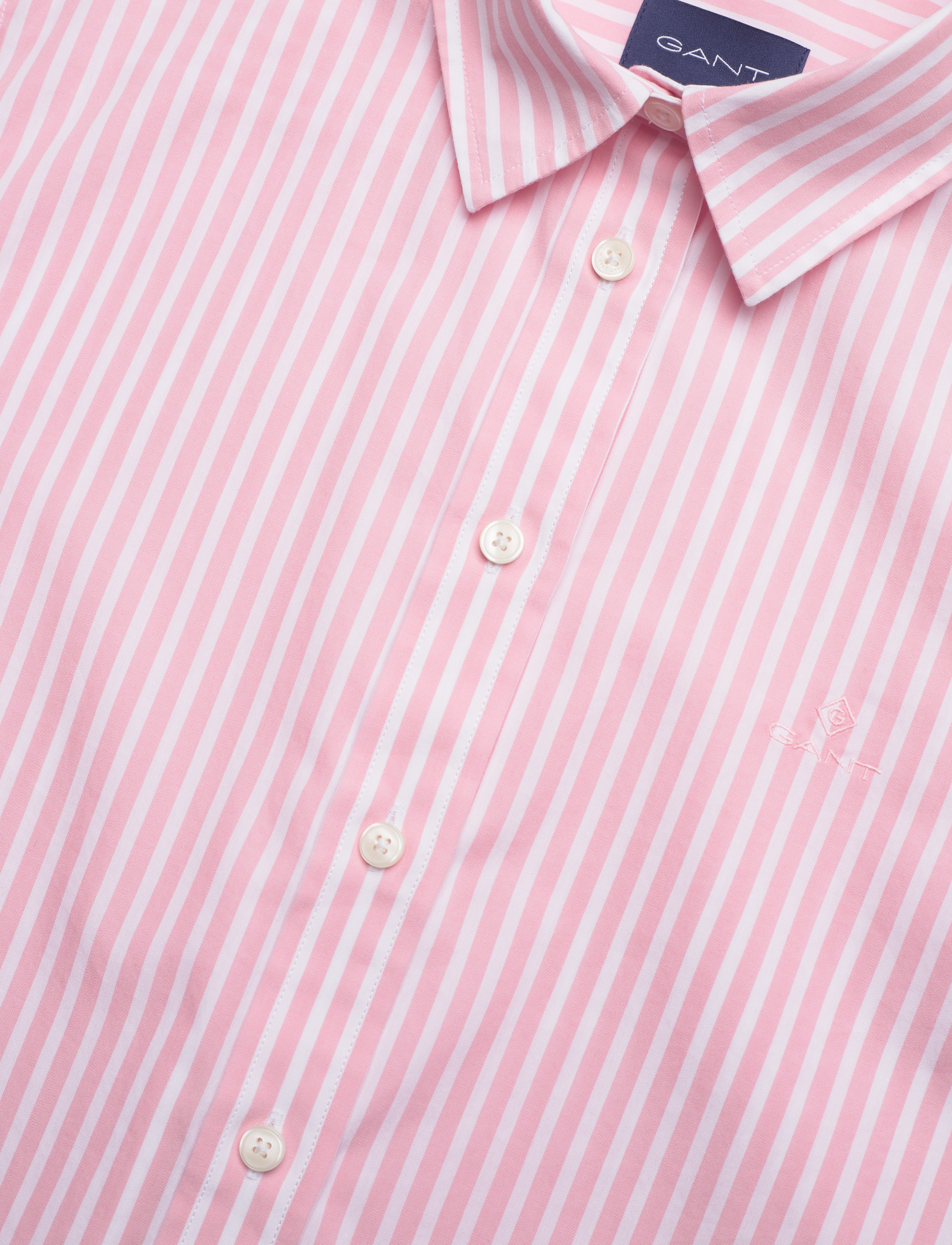 GANT - REG BROADCLOTH STRIPED SHIRT - blushing pink - 2