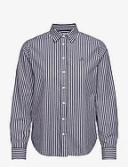 REG BROADCLOTH STRIPED SHIRT - CLASSIC BLUE