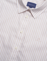GANT - REG BROADCLOTH STRIPED SHIRT - long-sleeved shirts - putty - 2