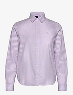 REG BROADCLOTH STRIPED SHIRT - SOOTHING LILAC