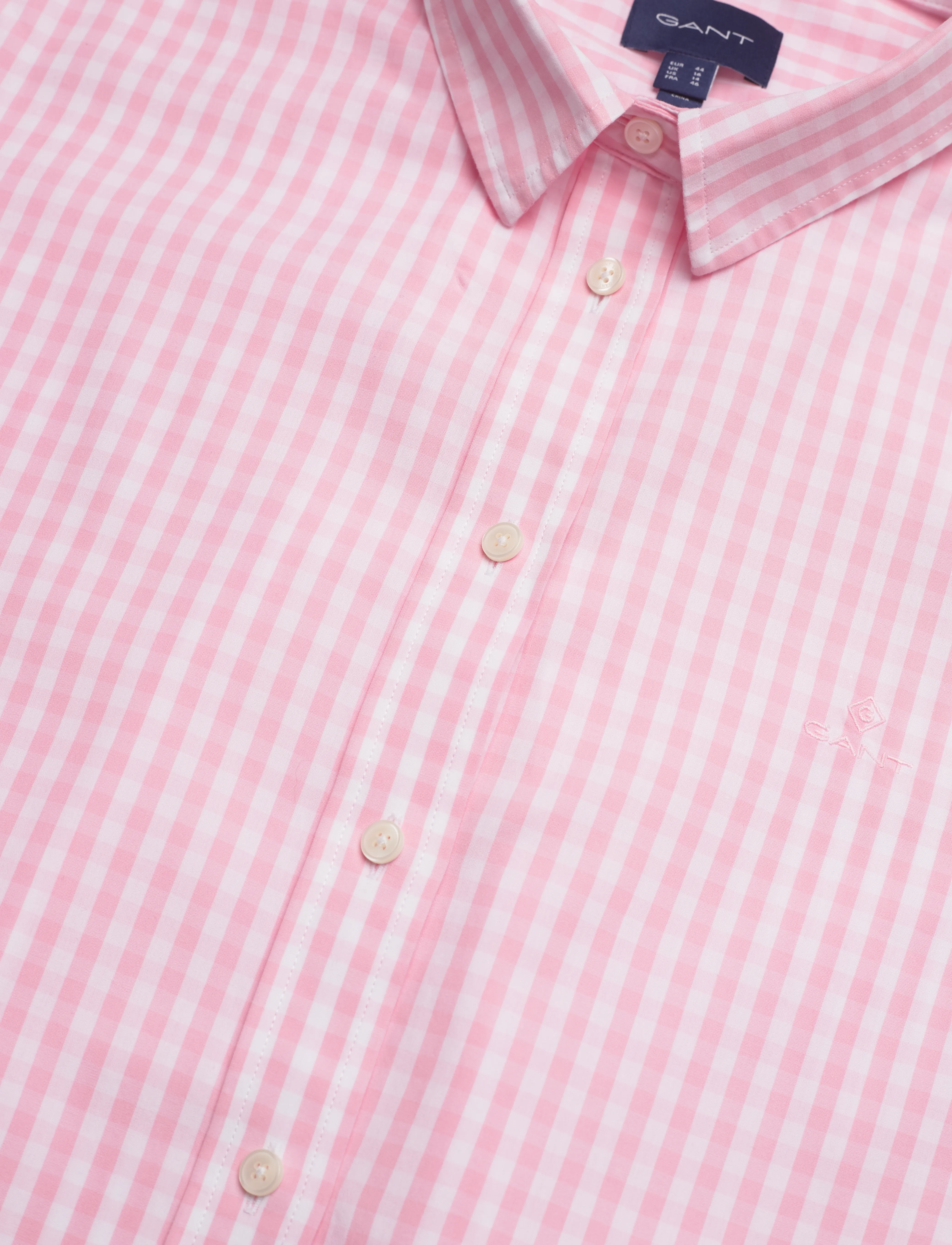 GANT - REG BROADCLOTH GINGHAM SHIRT - blushing pink - 2