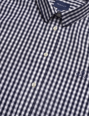 GANT - REG BROADCLOTH GINGHAM SHIRT - langermede skjorter - classic blue - 2