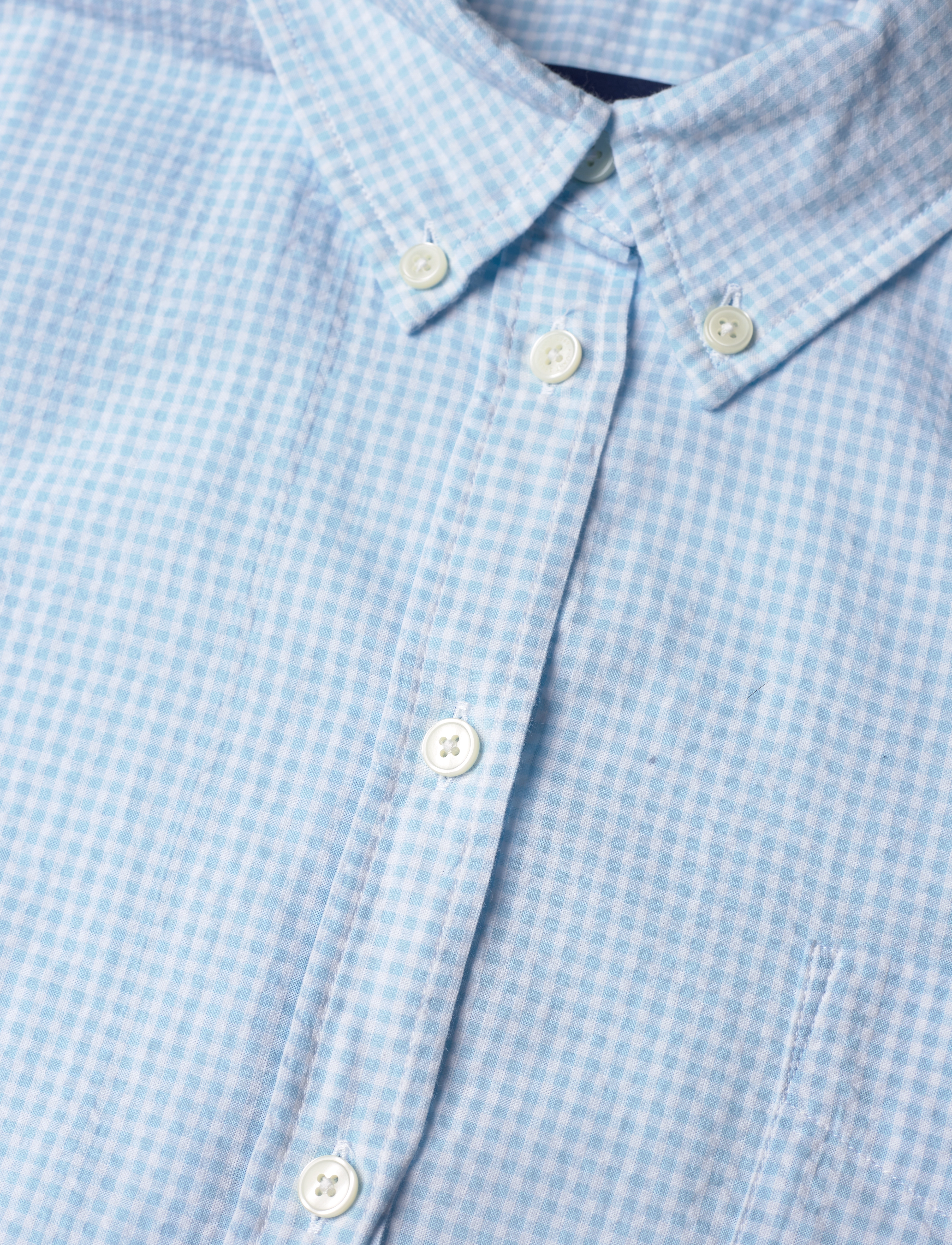 GANT - D1. RELAXED GINGHAM SHIRT - waterfall blue - 2