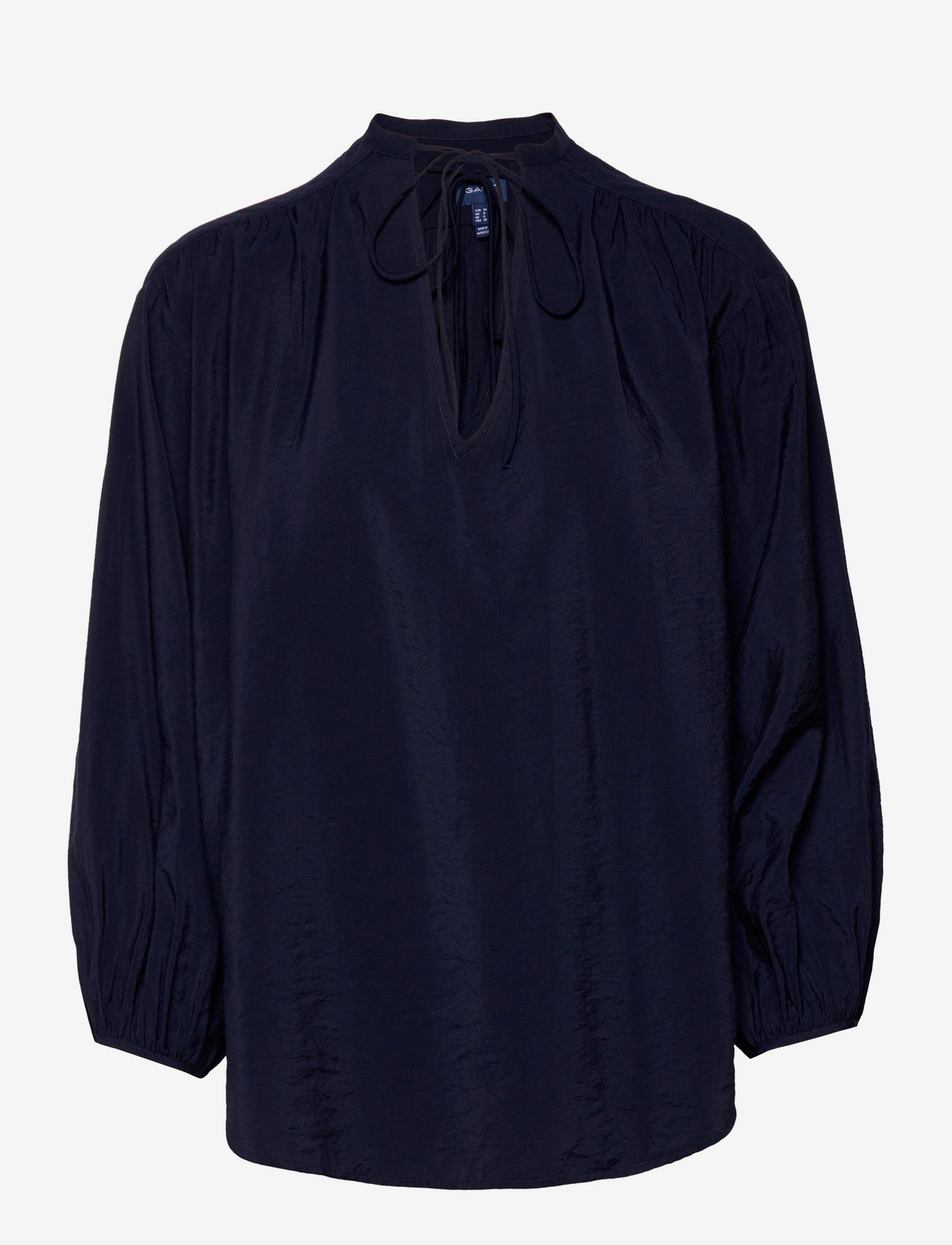 GANT - D2. POP OVER BLOUSE - långärmade blusar - classic blue - 0
