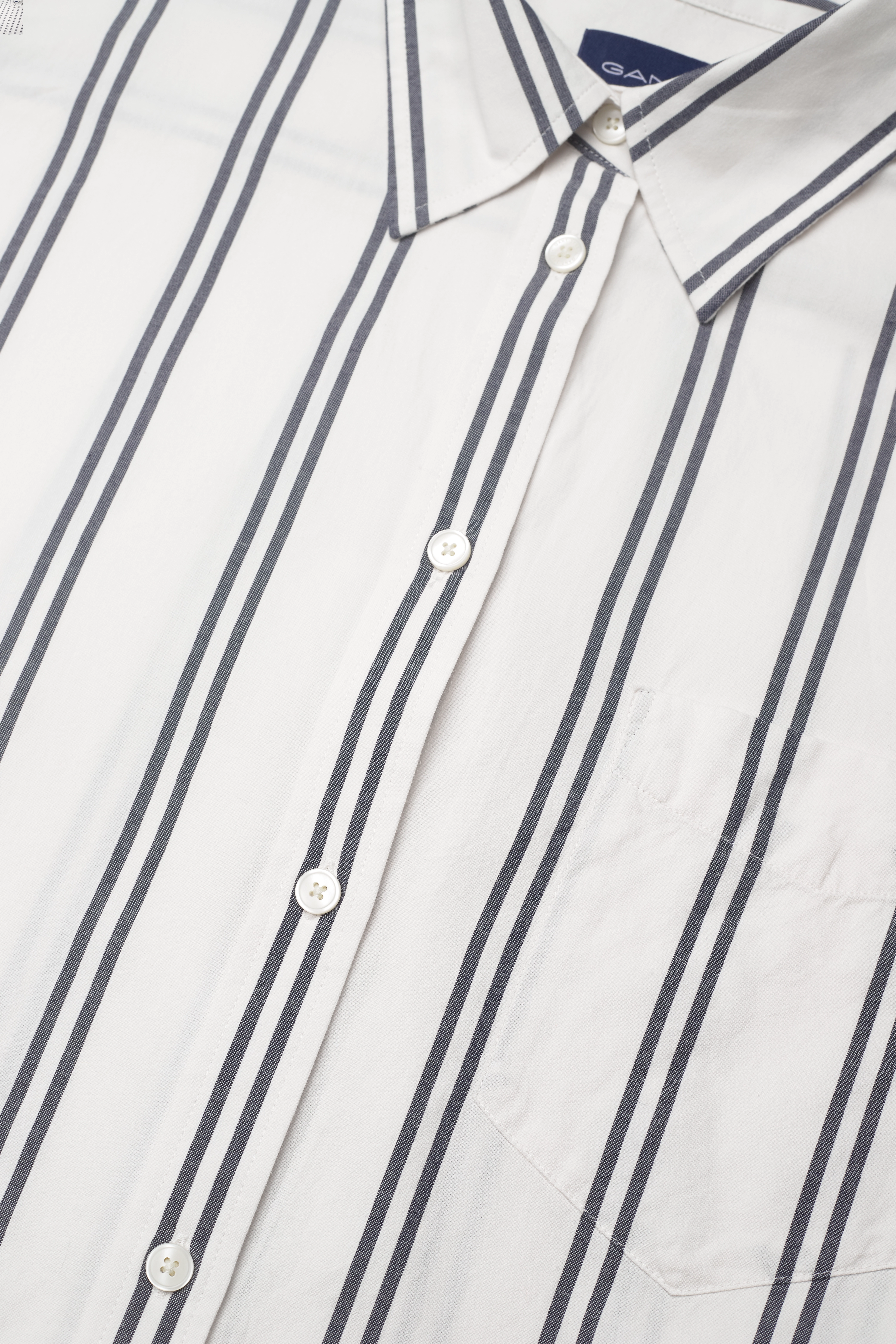 GANT - D2. OS STRIPE SHIRT - classic blue - 3
