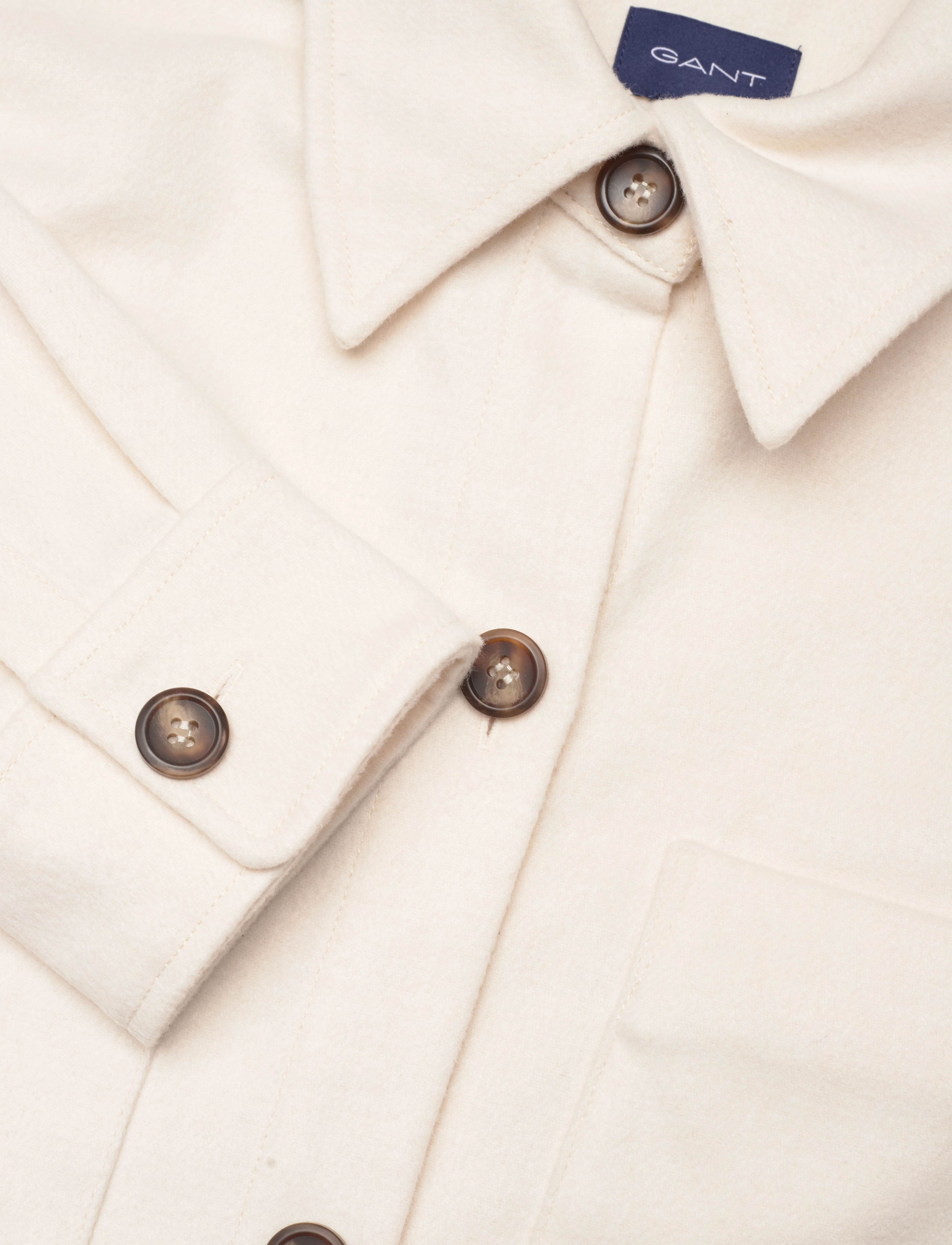 GANT - D1. RELAXED OVERSHIRT - linen - 2