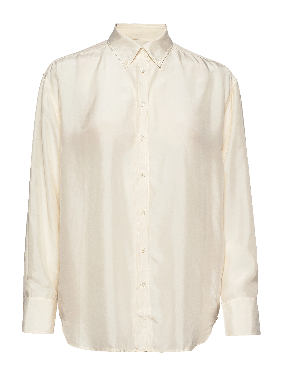 Gant - RELAXED SILK SHIRT - langärmlige hemden - linen - 1