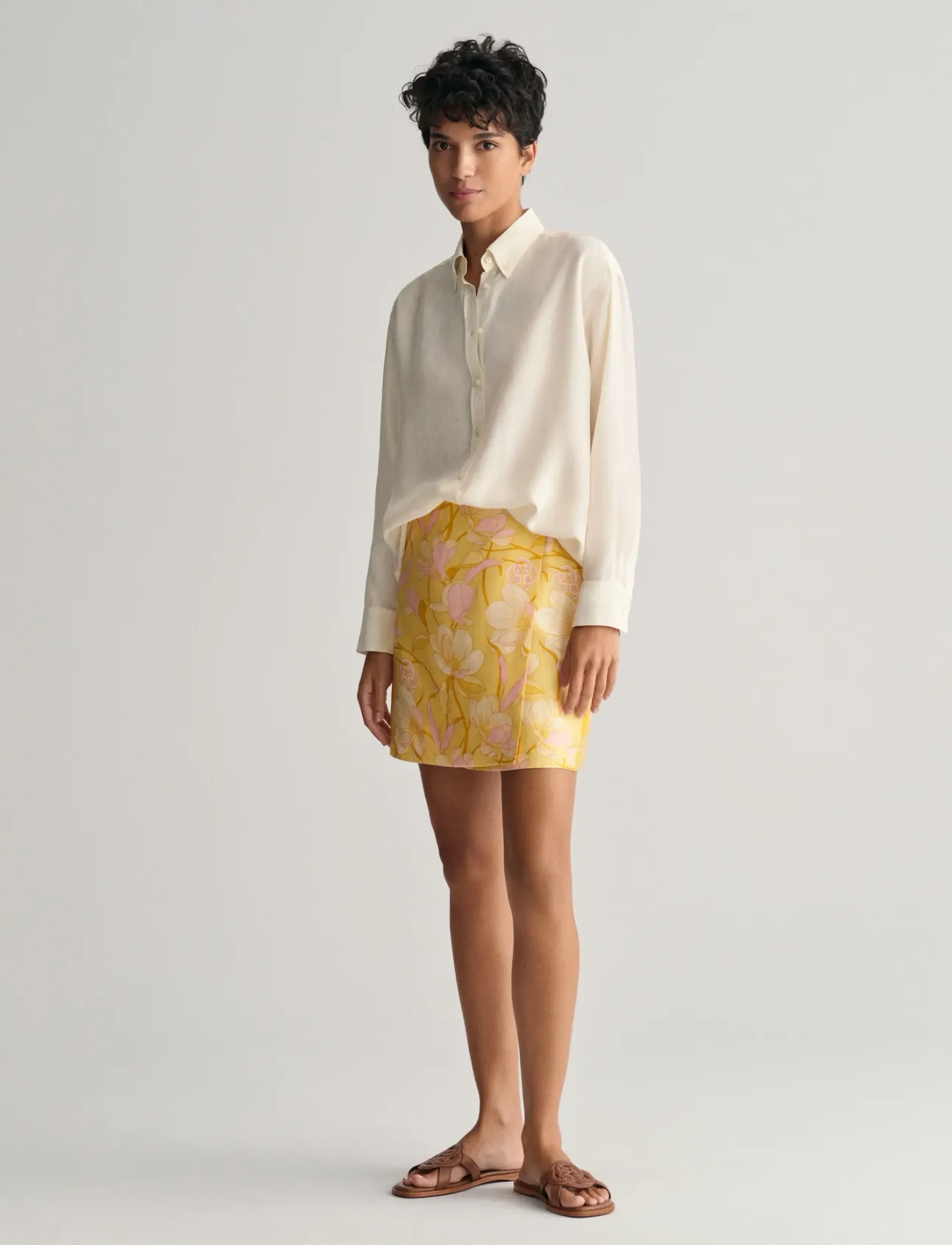 Gant - RELAXED SILK SHIRT - pikkade varrukatega särgid - linen - 5