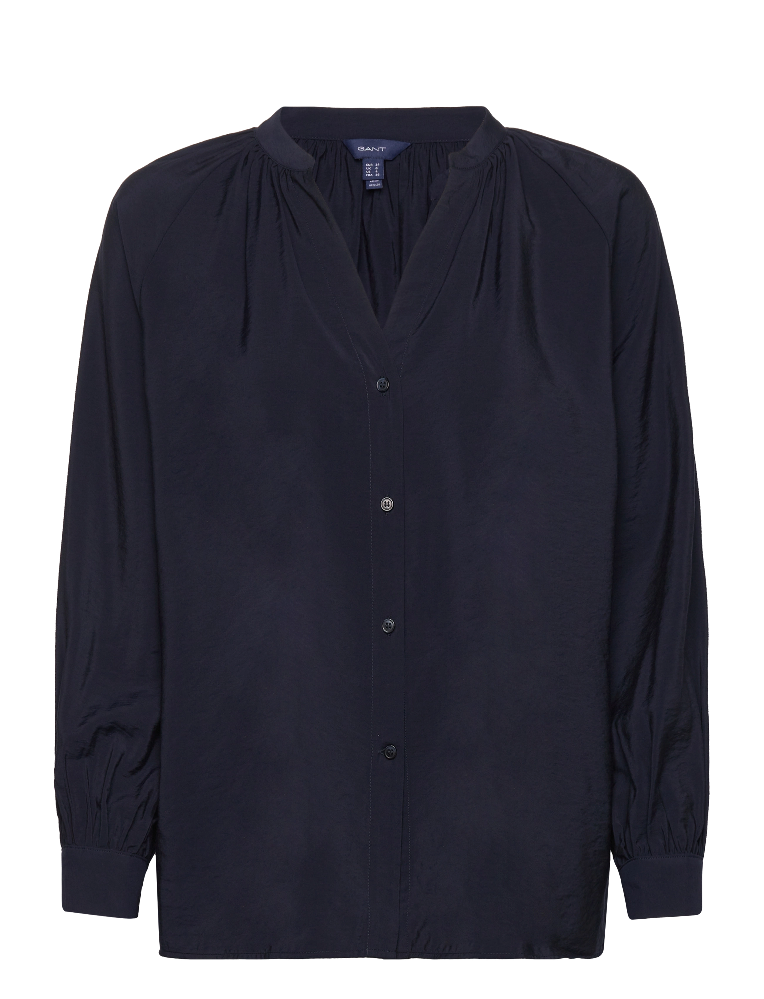 Gant D1. STAND COLLAR BLOUSE - Pluusid ja särgid - EVENING BLUE / blue