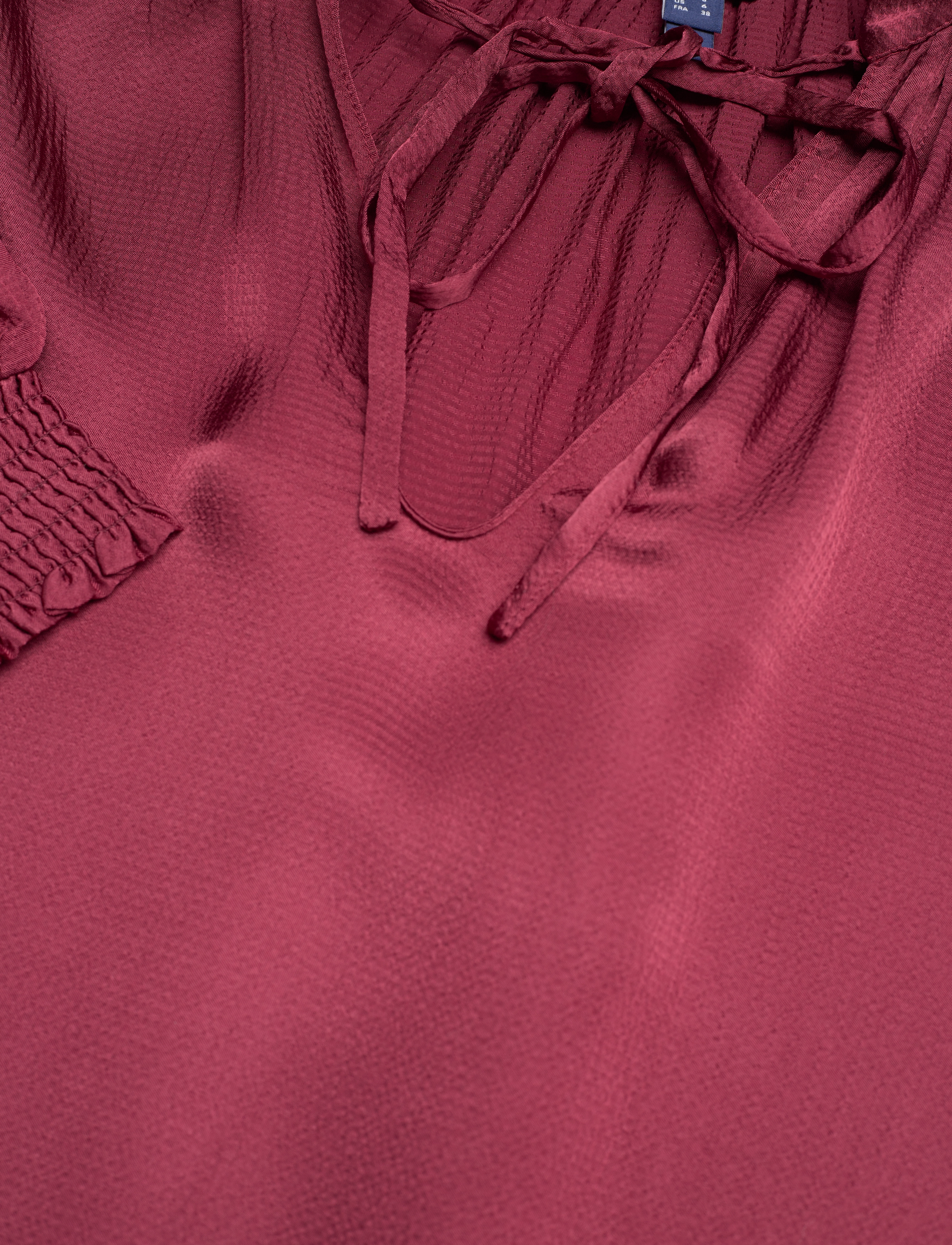 Gant - D1. STAND COLLAR POP OVER BLOUSE - langärmlige blusen - plumped red - 2