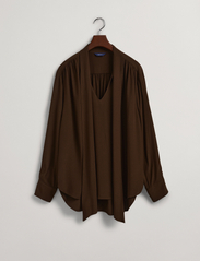 GANT - D2. BOW BLOUSE - blouses met lange mouwen - rich brown - 3