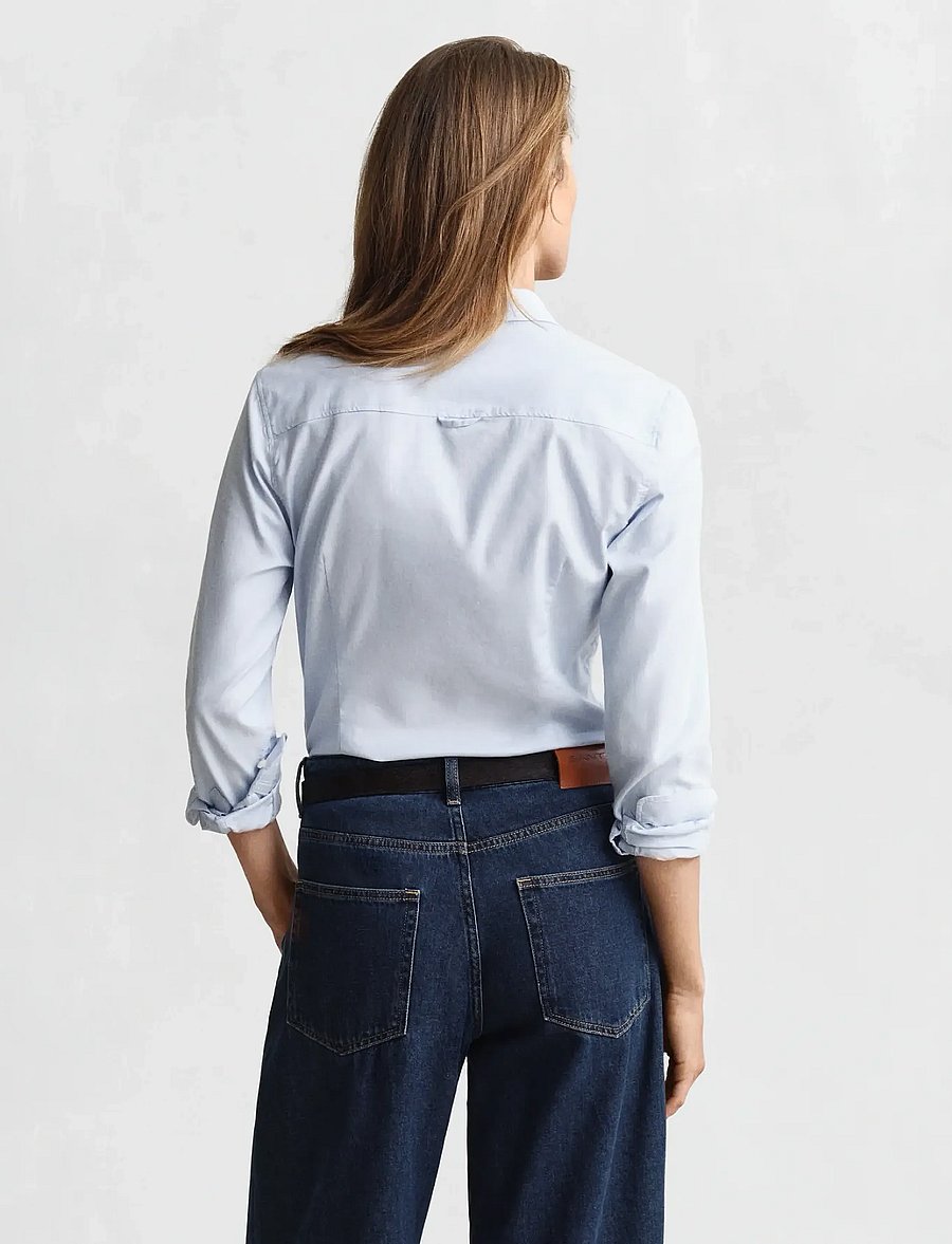 Gant - SLIM STRETCH OXFORD SHIRT - chemises à manches longues - light blue - 2