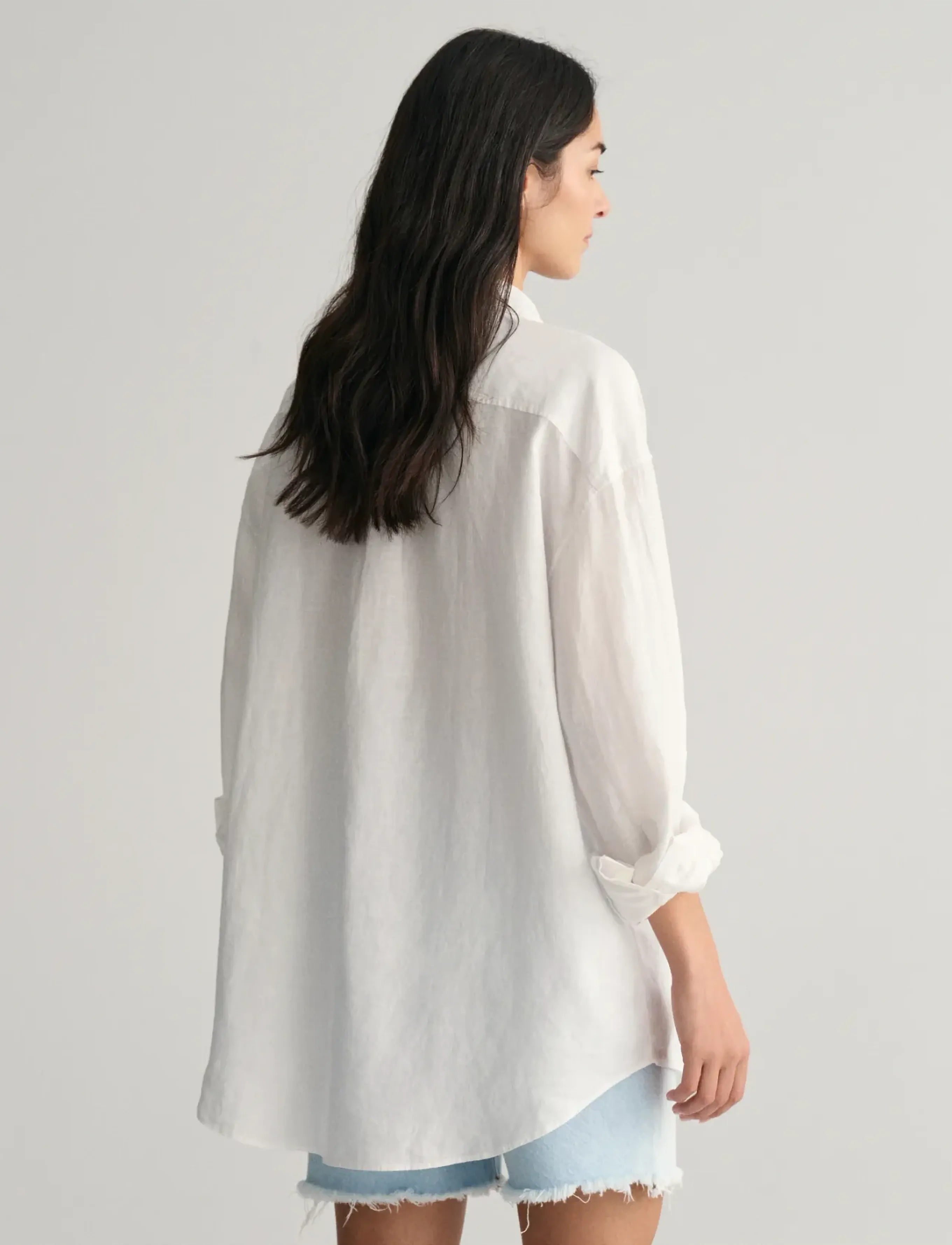 Gant - OS LINEN SHIRT - white - 3