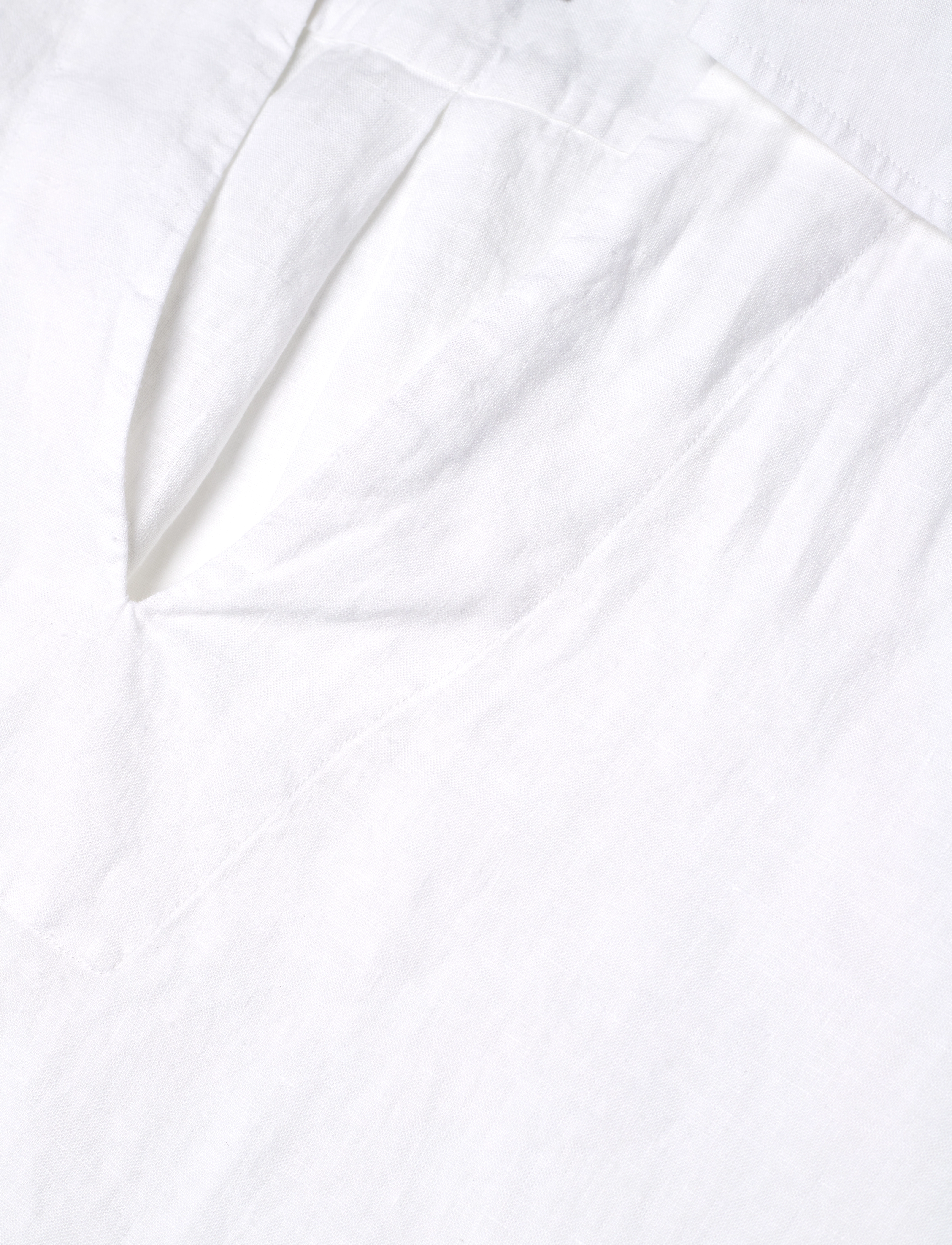 Gant - REL POP OVER LINEN SS SHIRT - hørskjorter - white - 2