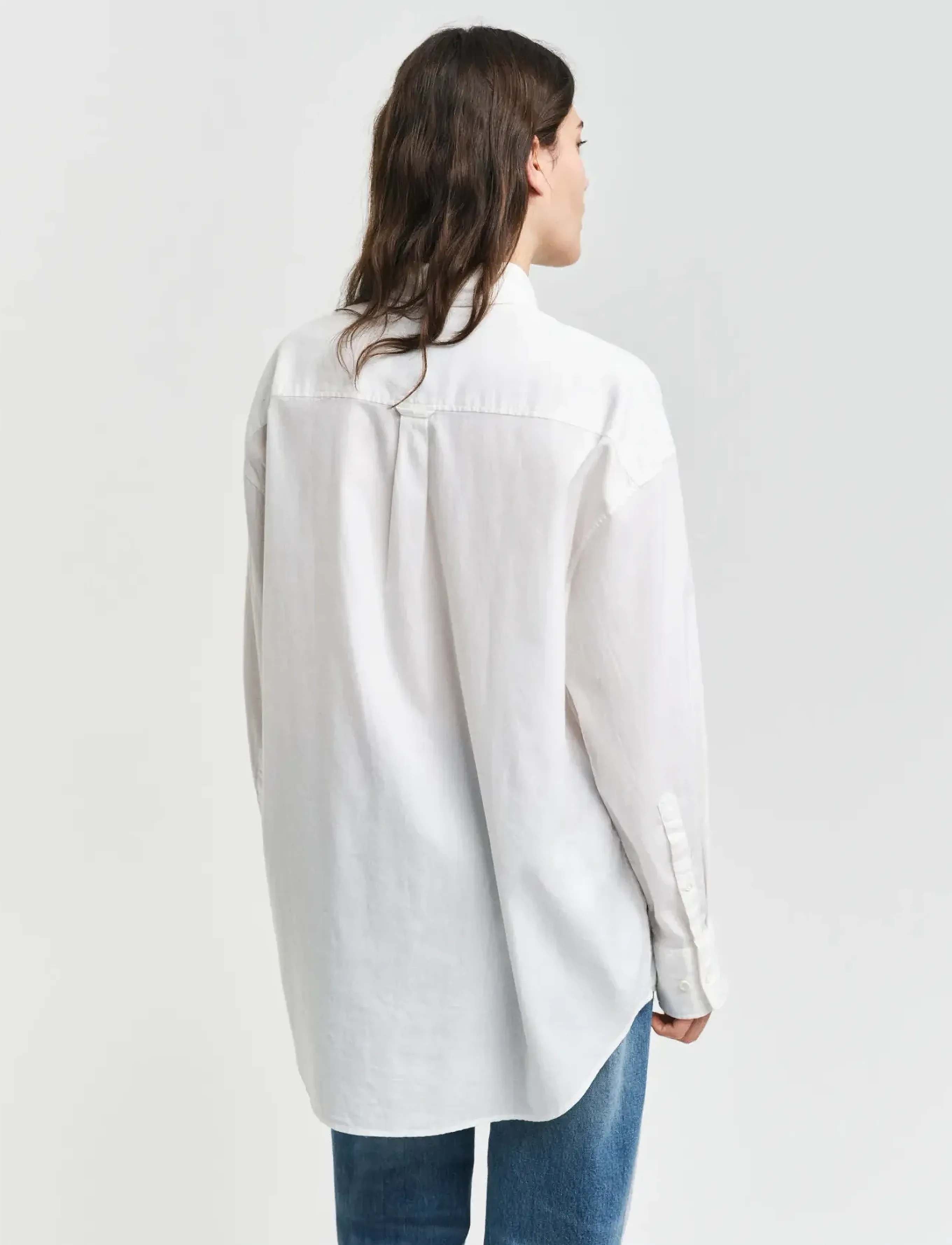 Gant - OS LUXURY OXFORD BD SHIRT - langærmede skjorter - eggshell - 3