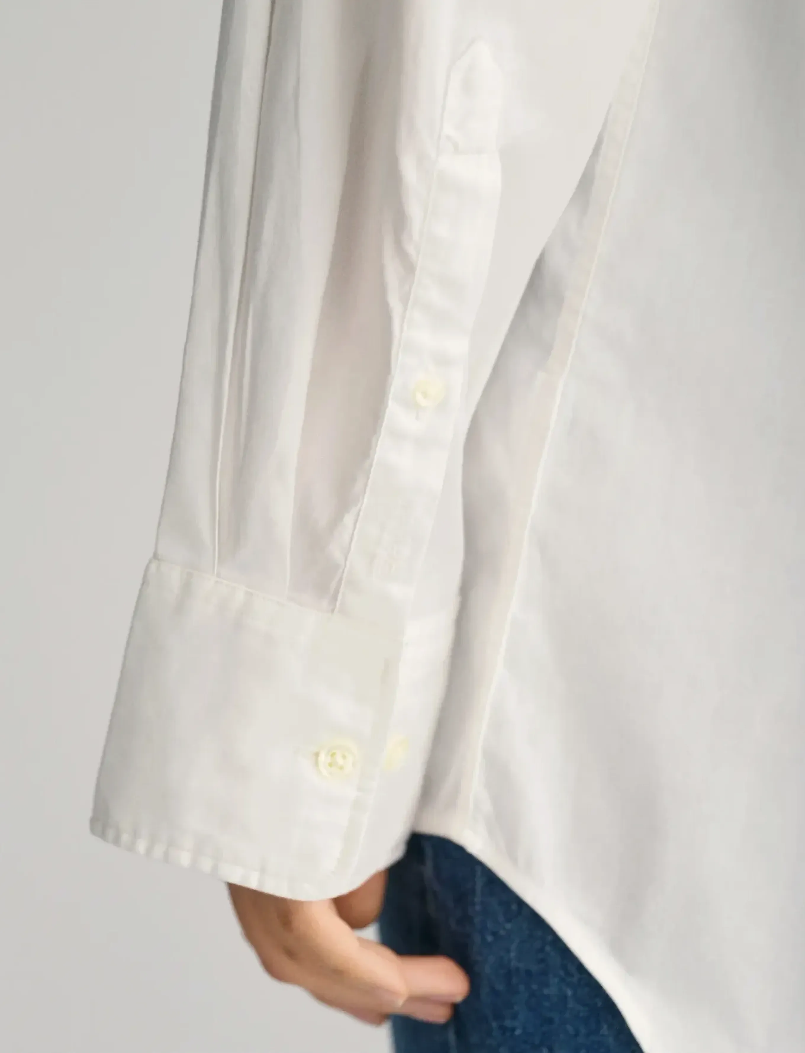 Gant - OS LUXURY OXFORD BD SHIRT - langærmede skjorter - eggshell - 4