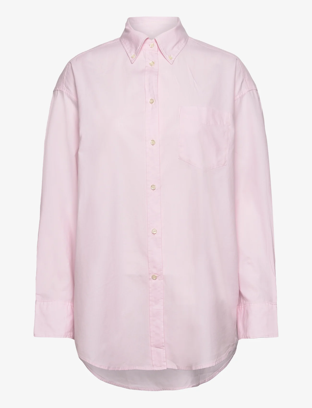 GANT - OS LUXURY OXFORD BD SHIRT - pitkähihaiset paidat - light pink - 0