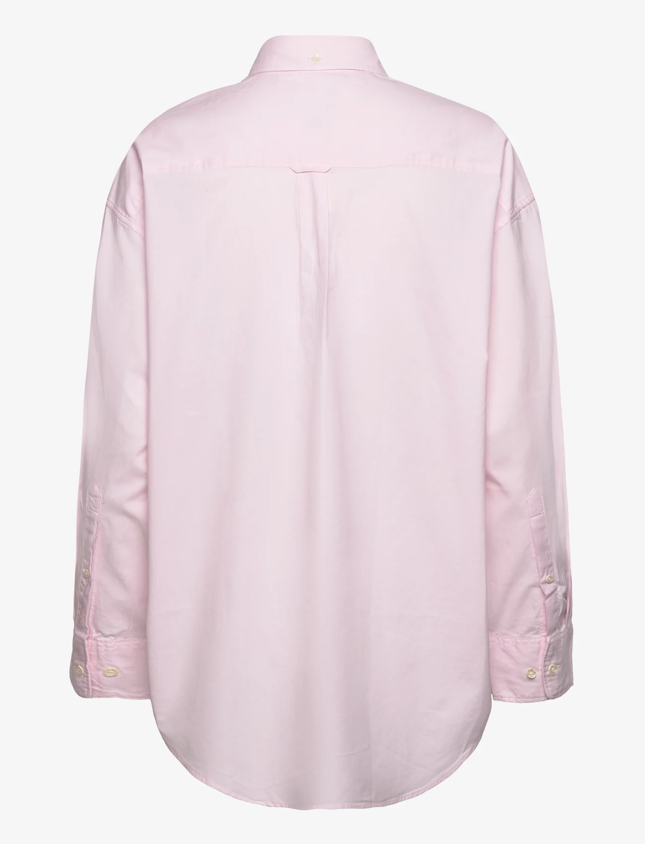 GANT - OS LUXURY OXFORD BD SHIRT - långärmade skjortor - light pink - 1