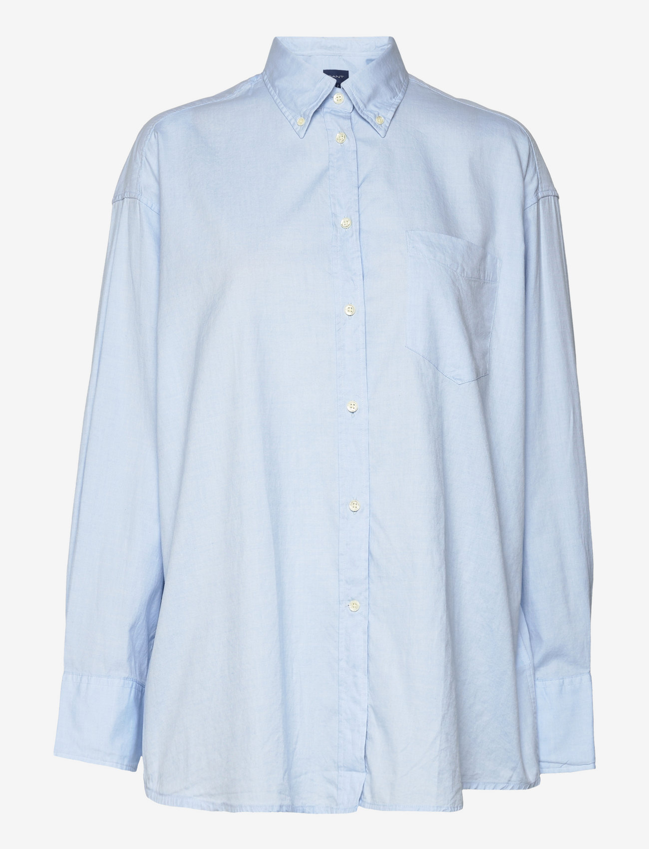 Gant - OS LUXURY OXFORD BD SHIRT - muted blue - 1