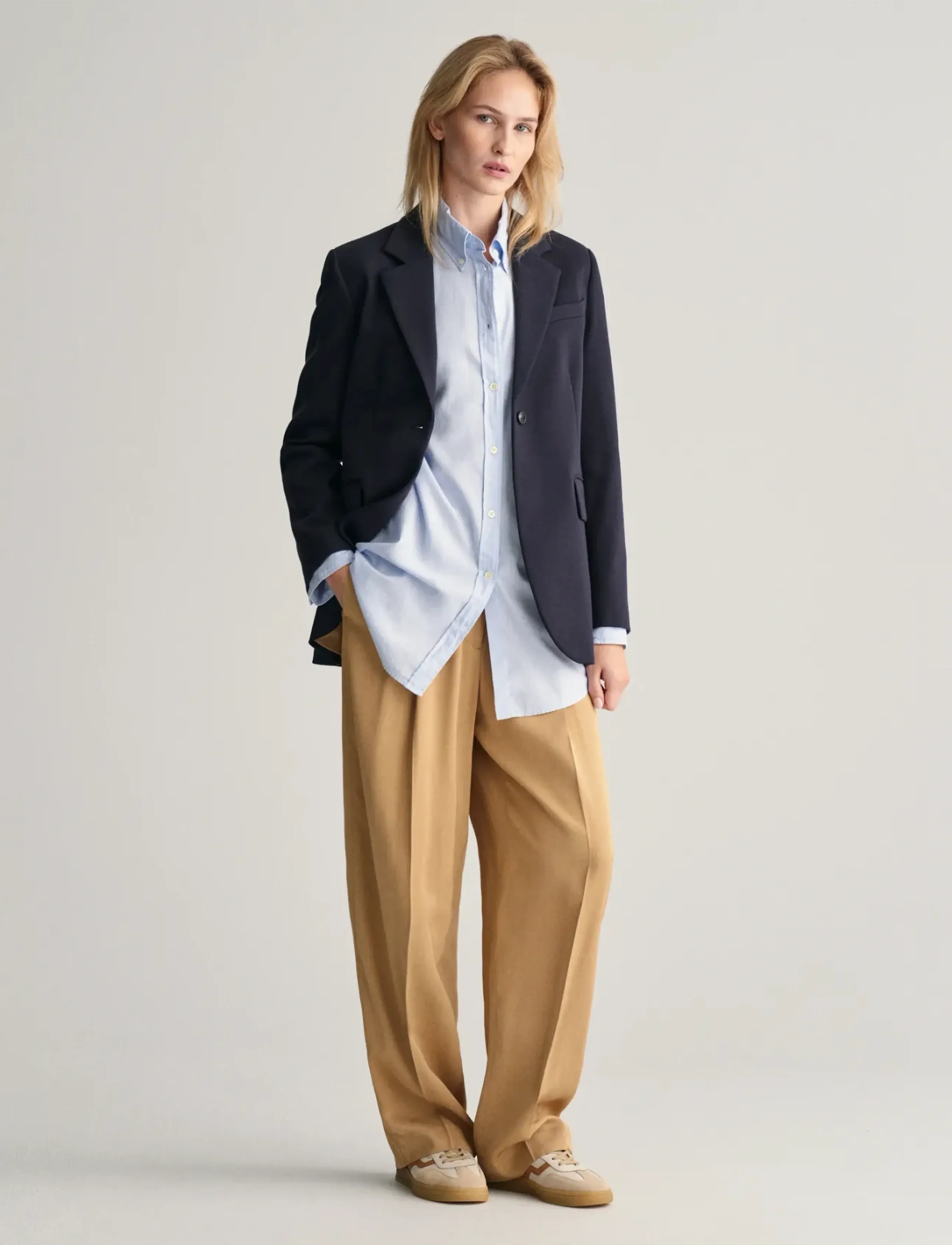 Gant - OS LUXURY OXFORD BD SHIRT - muted blue - 5