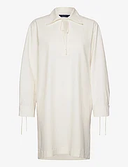 GANT - RELAXED POPVER TUNIC - sukienki koszulowe - eggshell - 0