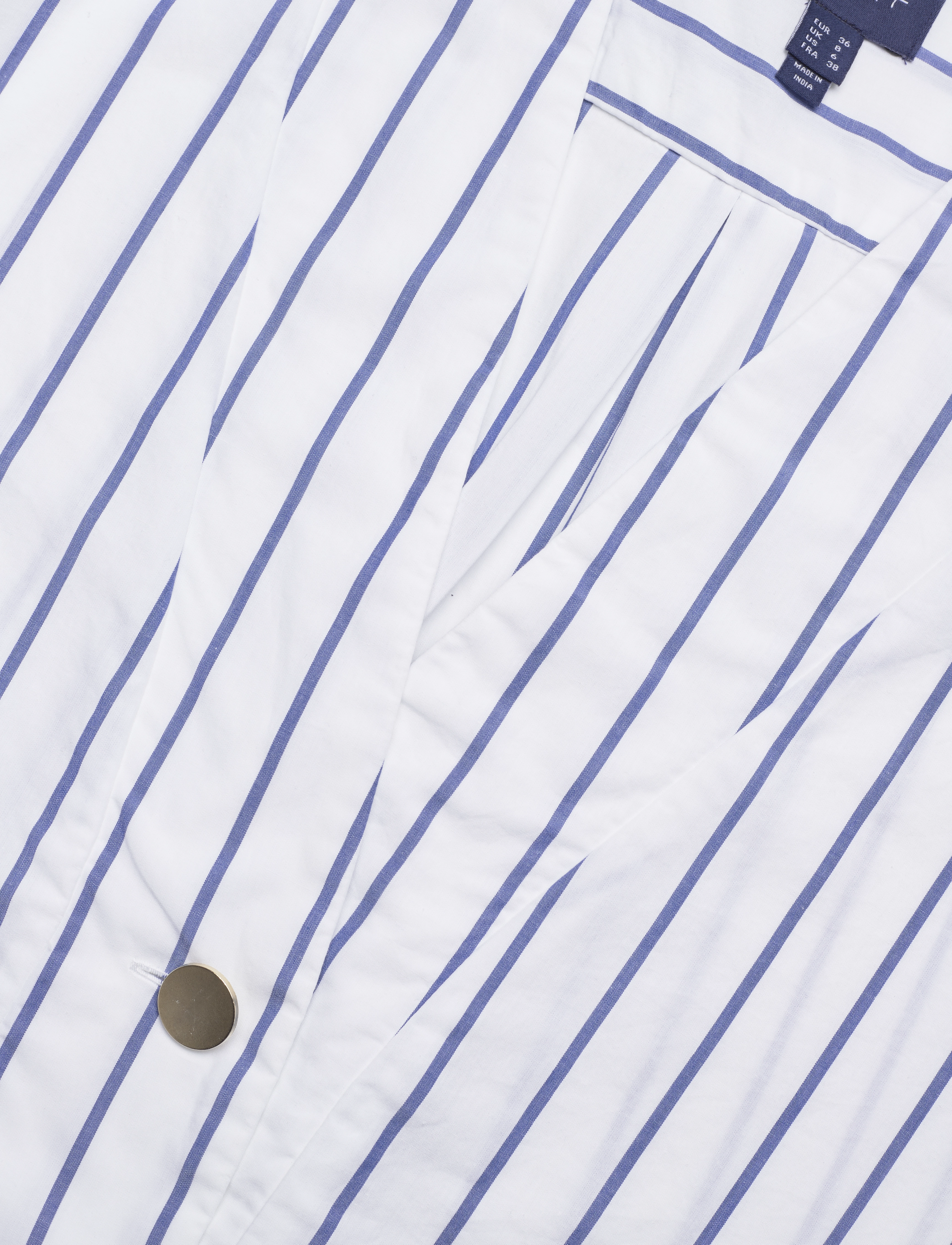GANT - RELAXED POPOVER STRIPED SHIRT - white - 2