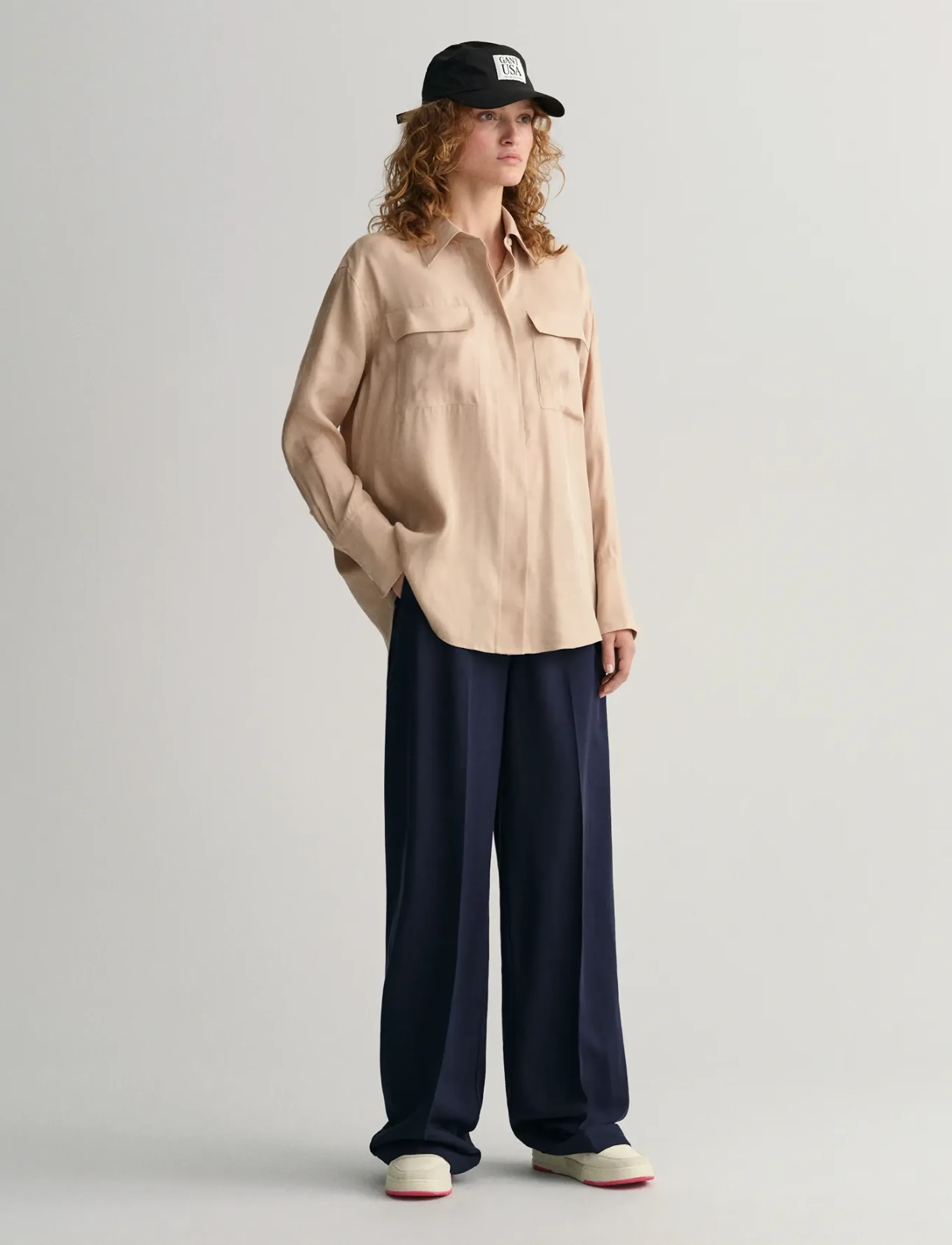 Gant - RELAXED FLAP POCKET SHIRT - dry sand - 5