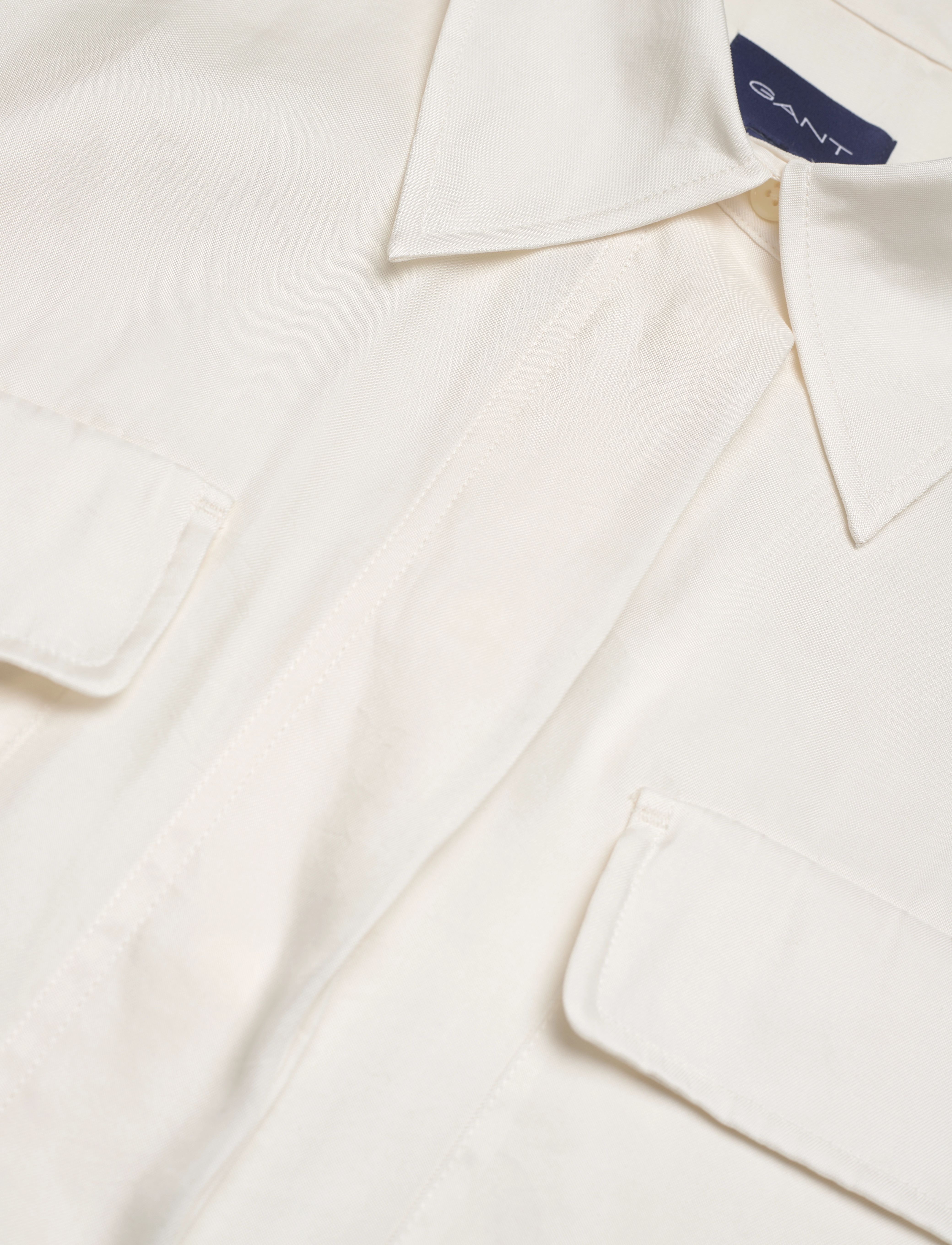 GANT - RELAXED FLAP POCKET SHIRT - eggshell - 2