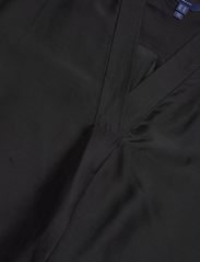 GANT - REL SLEEVELESS STAND COLLAR BLOUSE - palaidinės trumpomis rankovėmis - ebony black - 2