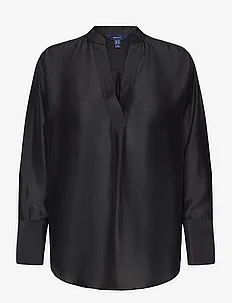 RELAXED STAND COLLAR BLOUSE, GANT