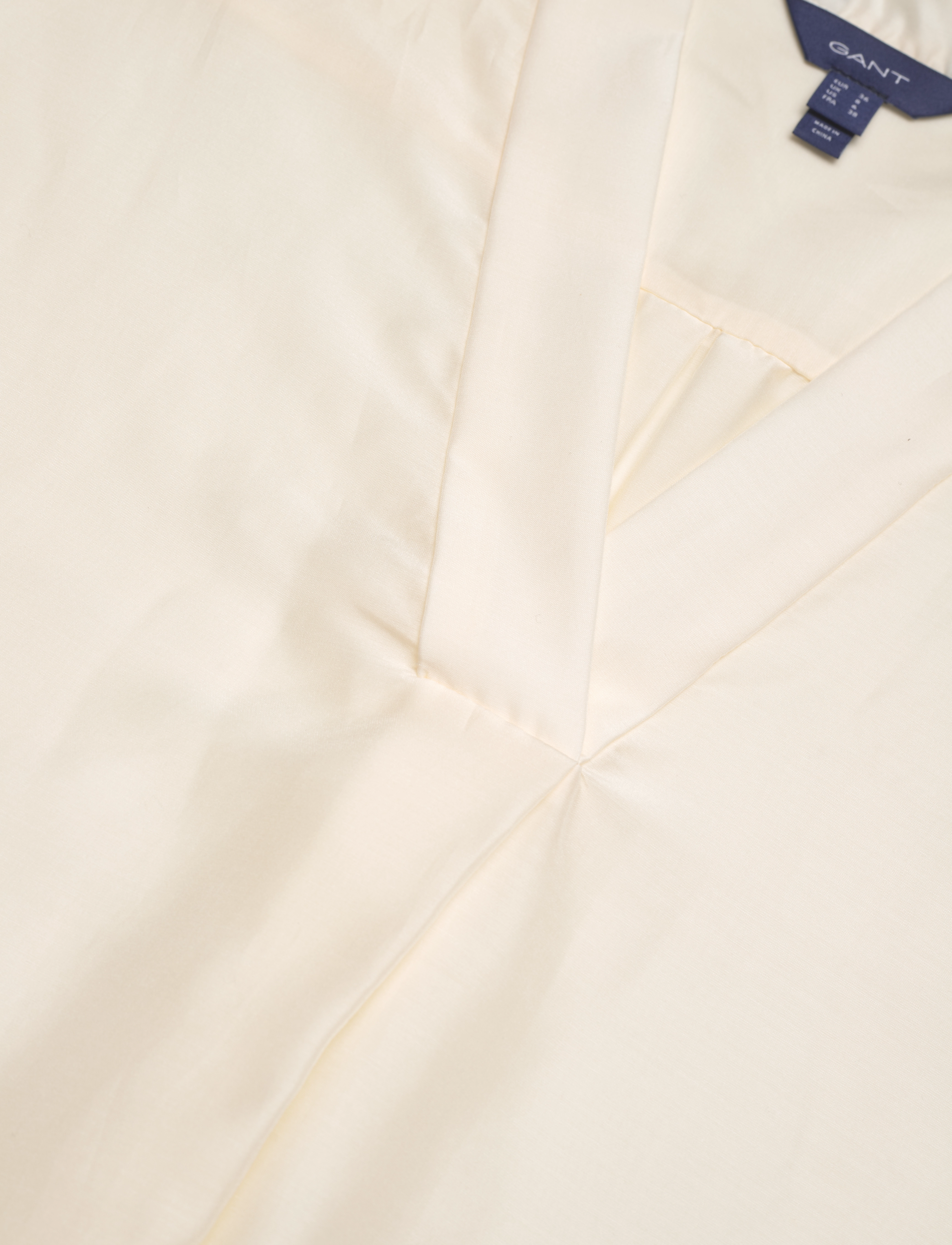 Gant - RELAXED STAND COLLAR BLOUSE - langærmede bluser - linen - 2