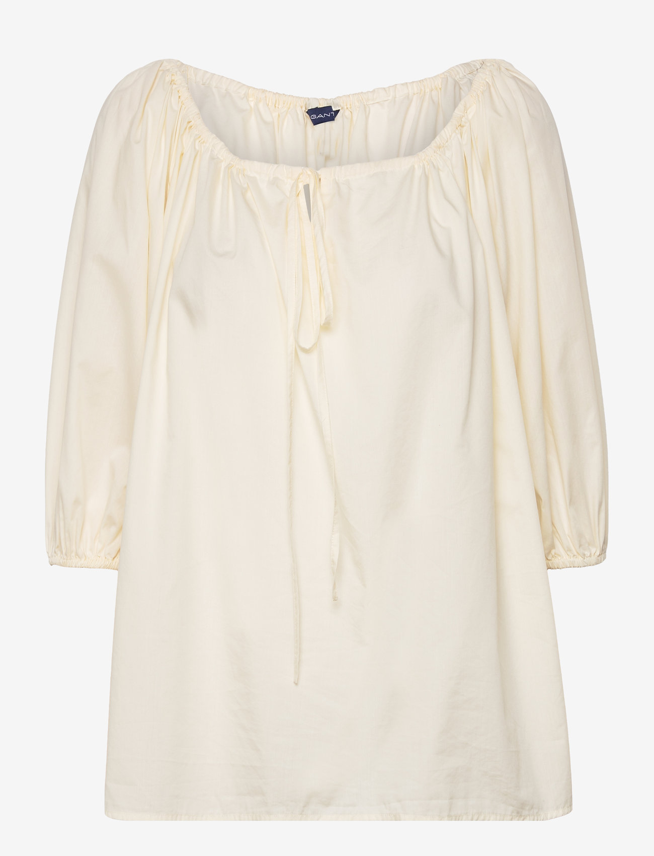 Gant - GATHERED BLOUSE - langærmede bluser - cream - 1