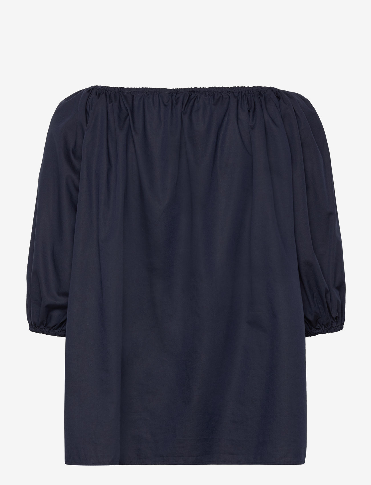 Gant - GATHERED BLOUSE - langærmede bluser - evening blue - 2