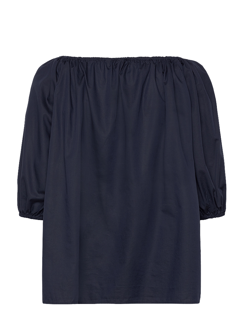 Gant - GATHERED BLOUSE - langærmede bluser - evening blue - 2