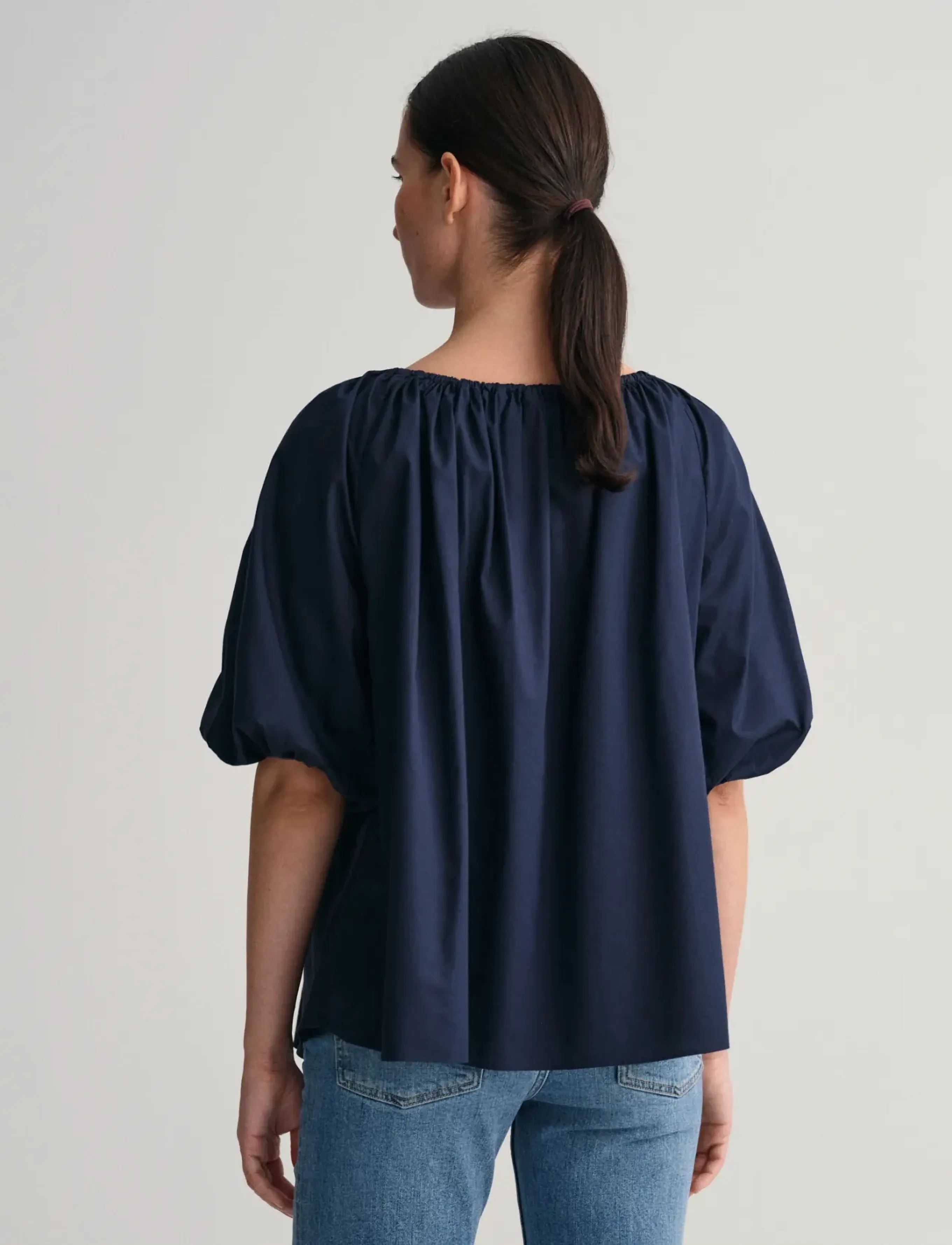 Gant - GATHERED BLOUSE - bluzki z długimi rękawami - evening blue - 3