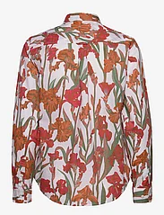 GANT - REGULAR IRIS PRINT COT VOILE SHIRT - langærmede skjorter - eggshell - 1