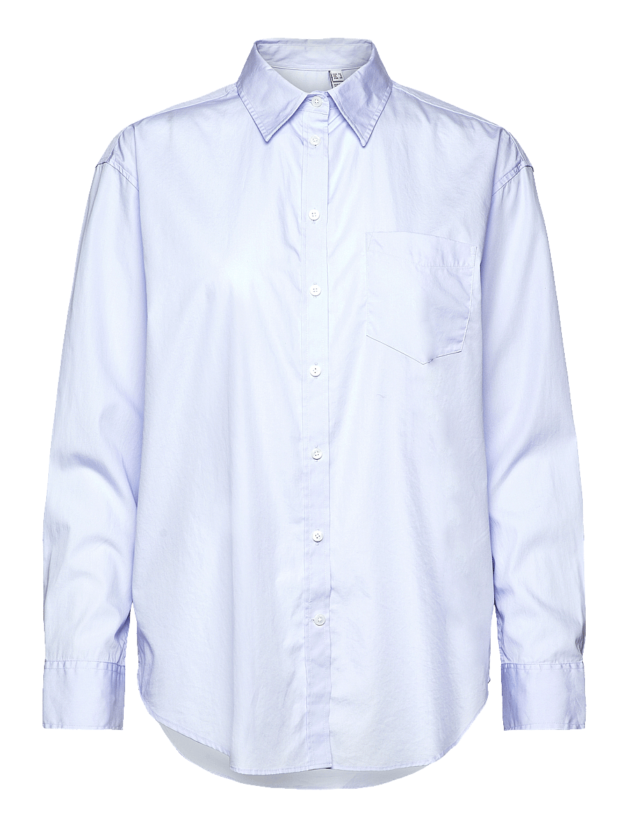 Gant - REL CLASSIC POPLIN SHIRT - långärmade skjortor - light blue - 1