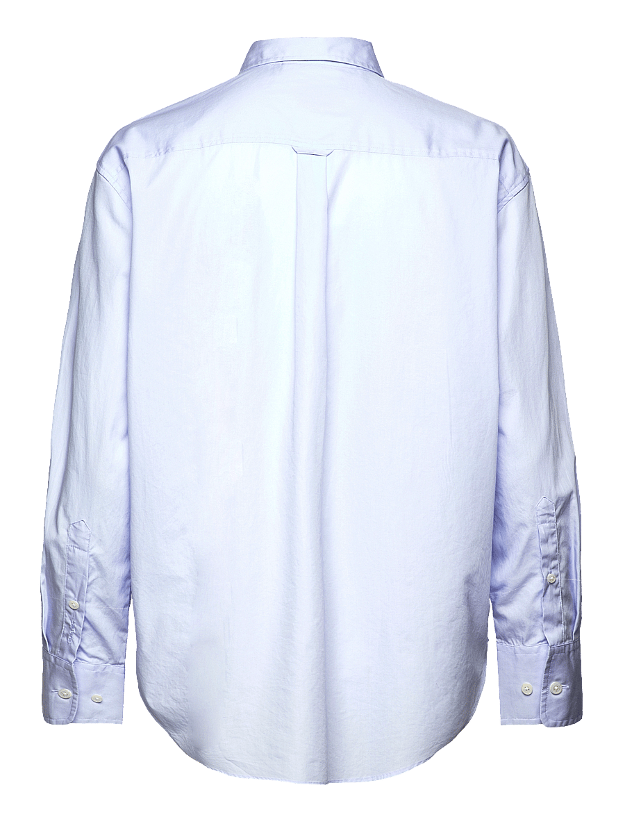 Gant - REL CLASSIC POPLIN SHIRT - långärmade skjortor - light blue - 2