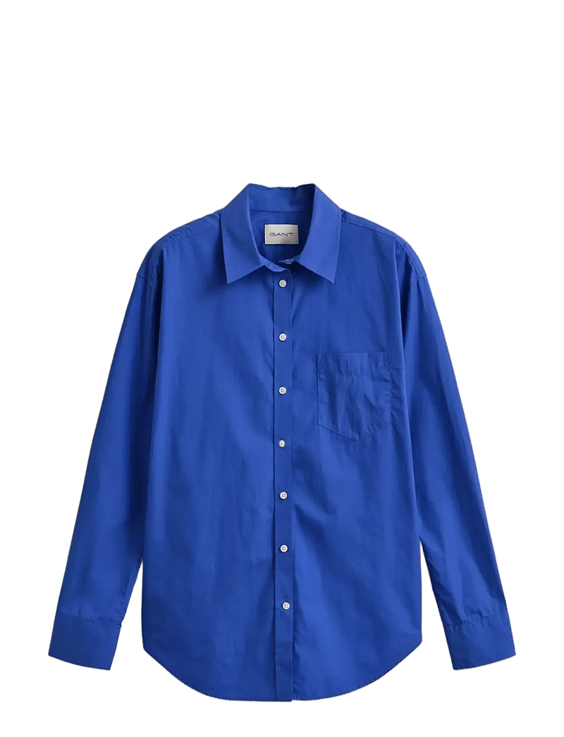 Gant - REL CLASSIC POPLIN SHIRT - langærmede skjorter - royal blue - 1