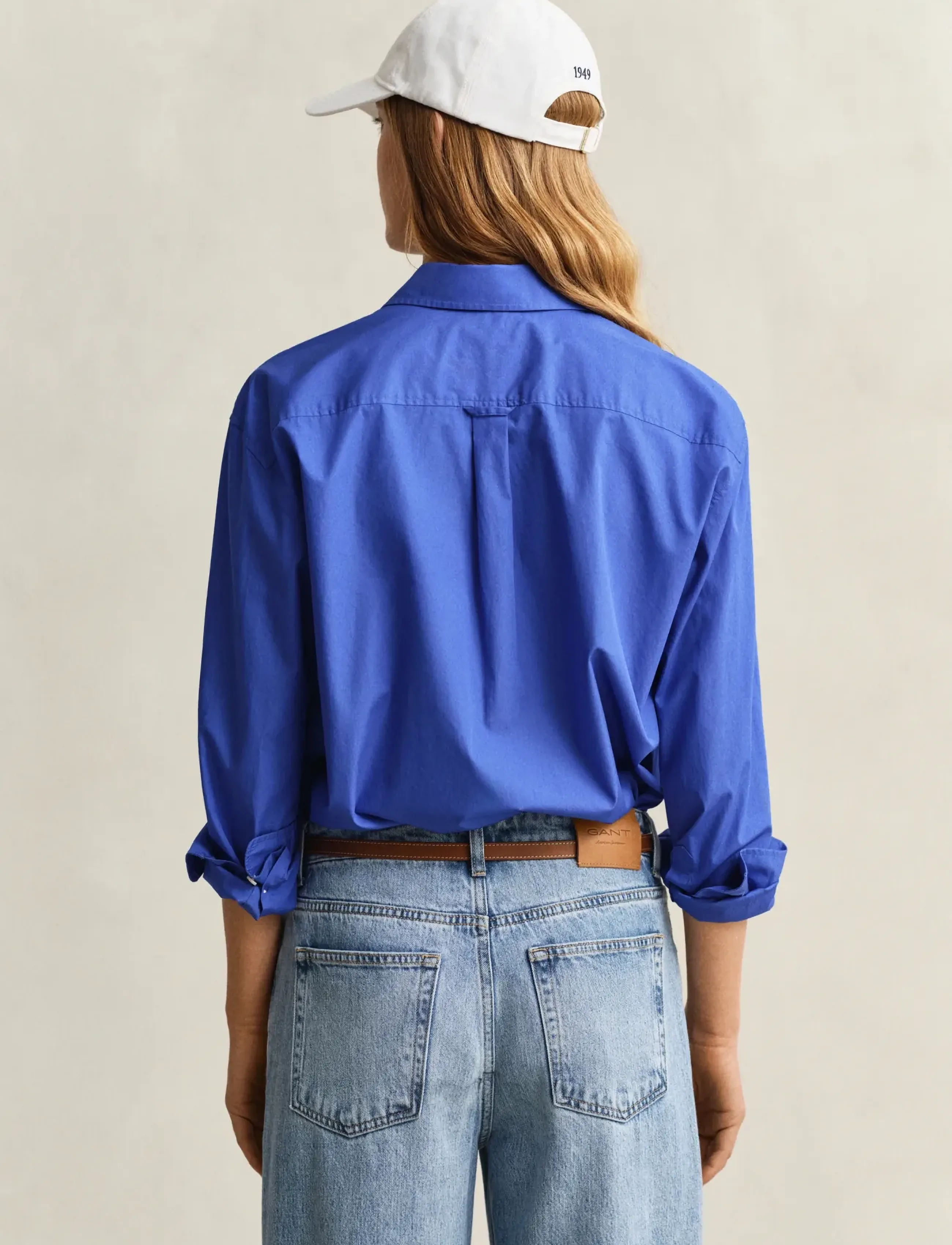 Gant - REL CLASSIC POPLIN SHIRT - long-sleeved shirts - royal blue - 2